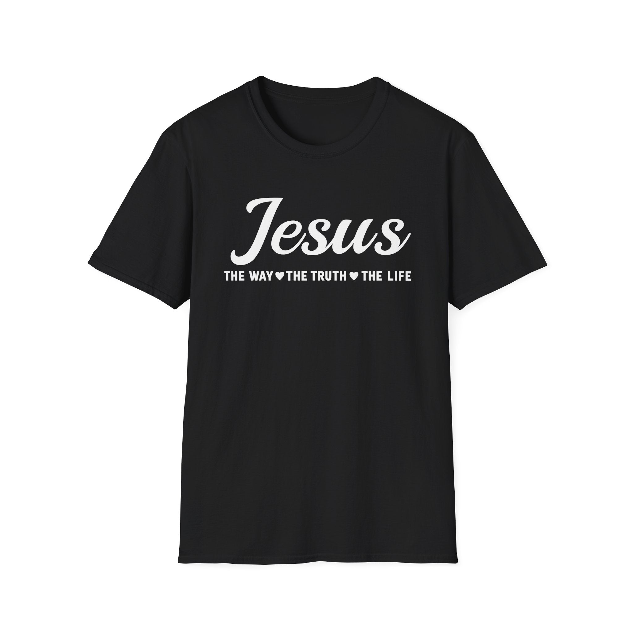 Jesus The Way The Truth The Life Shirt - Christian Bible Verse Tee - Faith Based Religious T Shirt for Believers