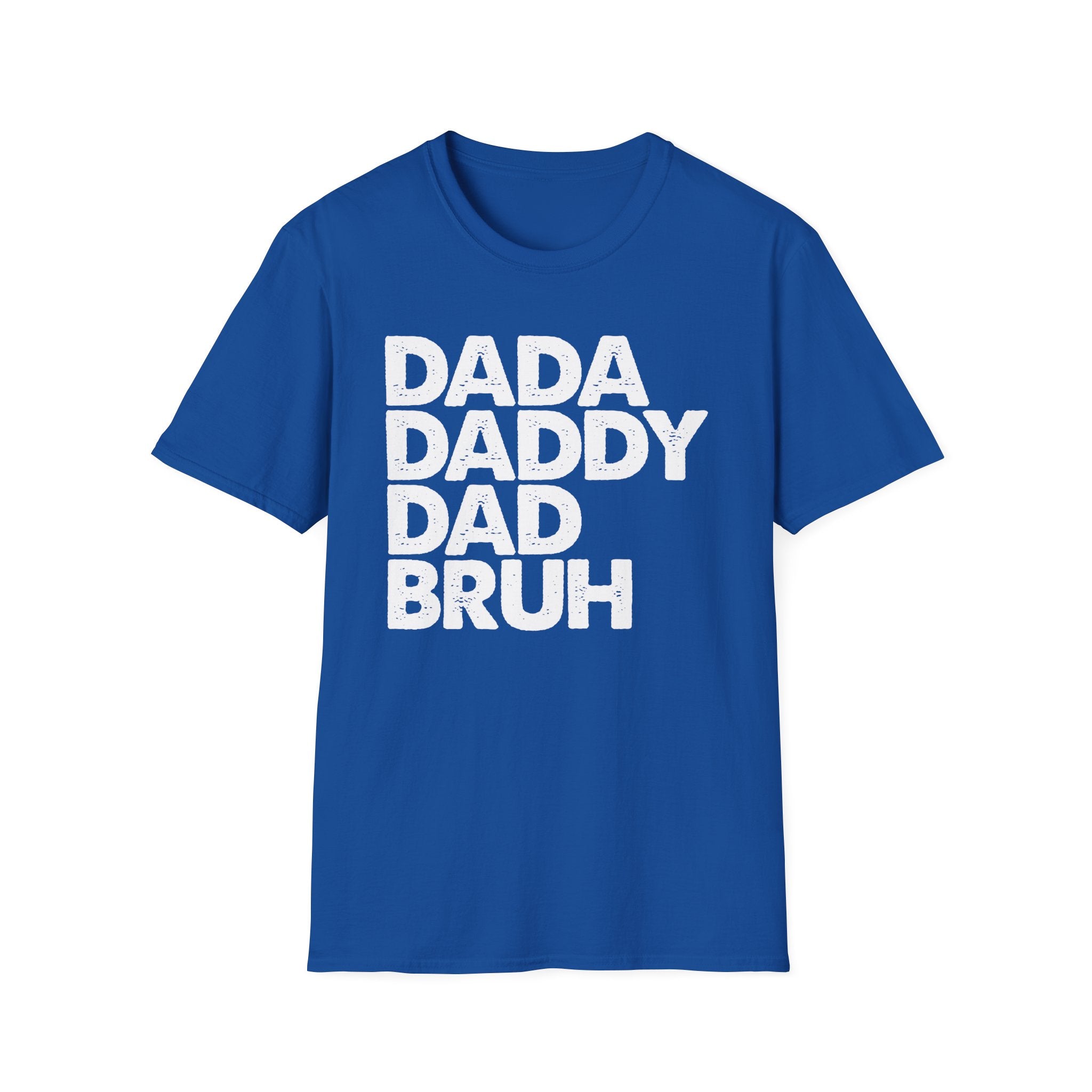 Dada Daddy Dad Bruh T-Shirt Minimal Funny Fatherhood Gift