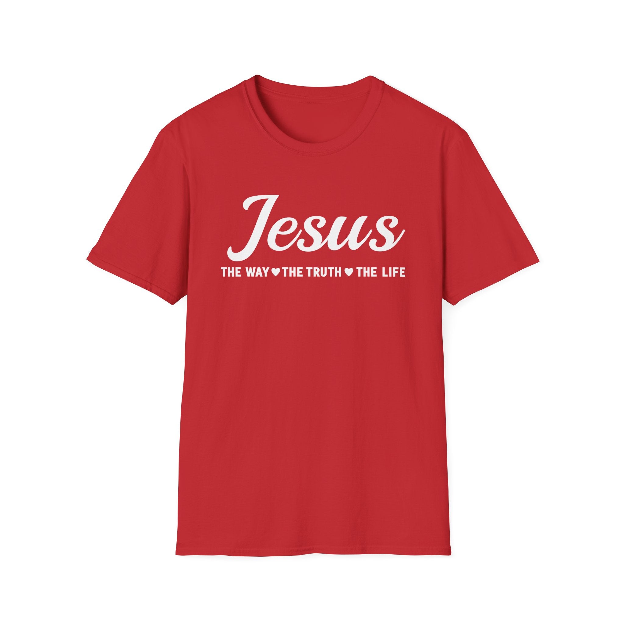 Jesus The Way The Truth The Life Shirt - Christian Bible Verse Tee - Faith Based Religious T Shirt for Believers
