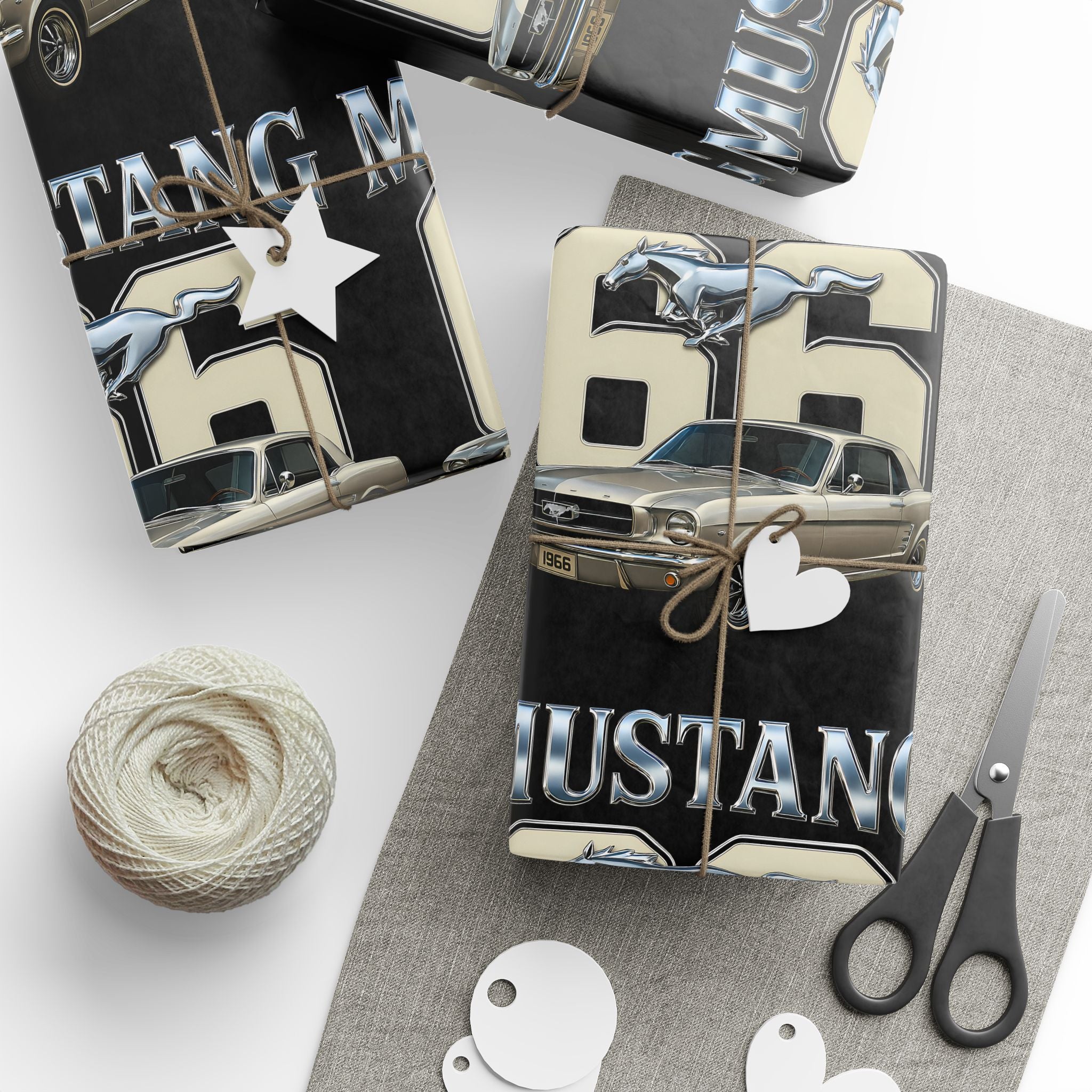 Wrapping Papers 66 Ford MustangArts & Entertainment > Party & Celebration > Gift Giving > Gift Wrapping > Wrapping PaperWrapping Paper