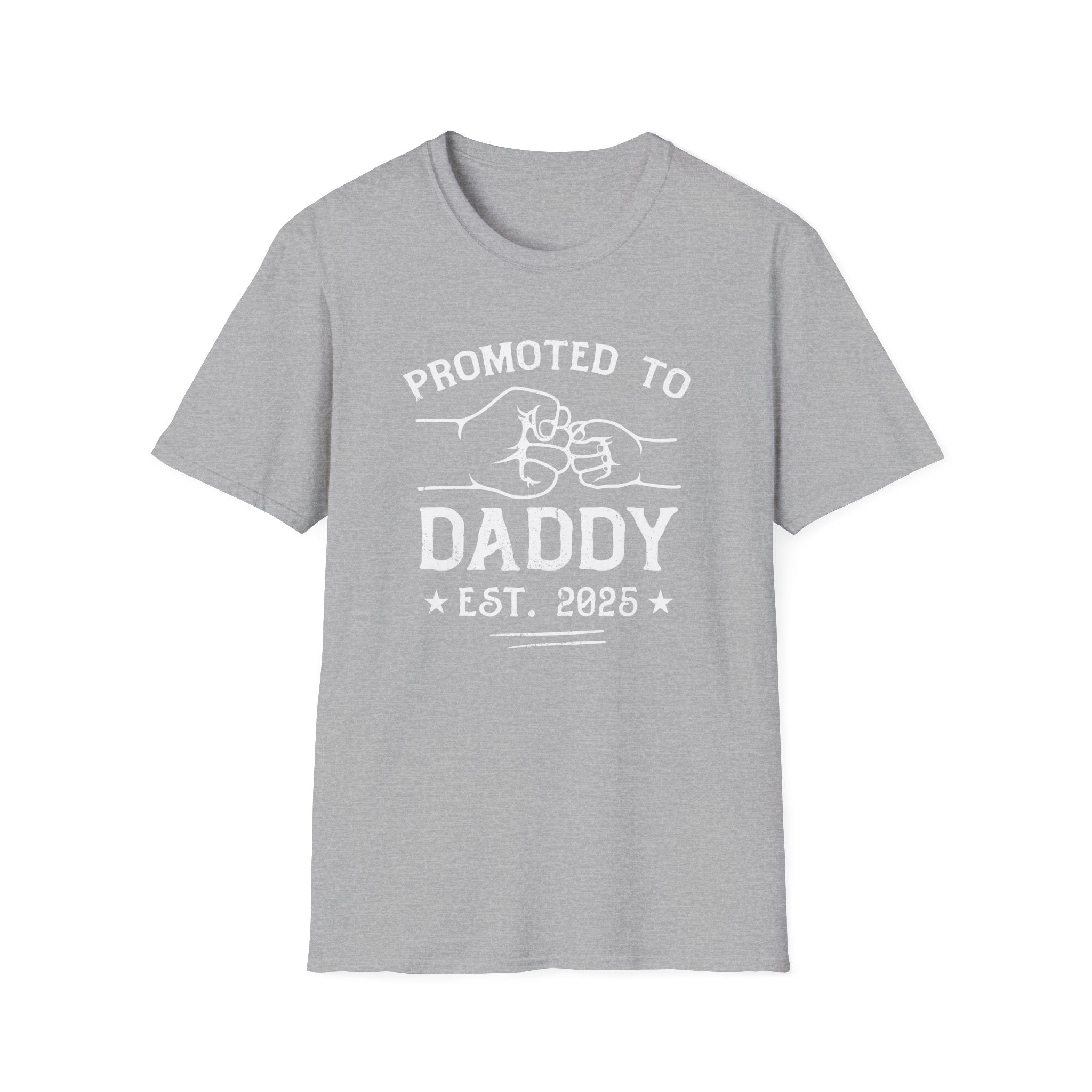 Promoted to Daddy Est 2025 T-Shirt First Time Dad Gift