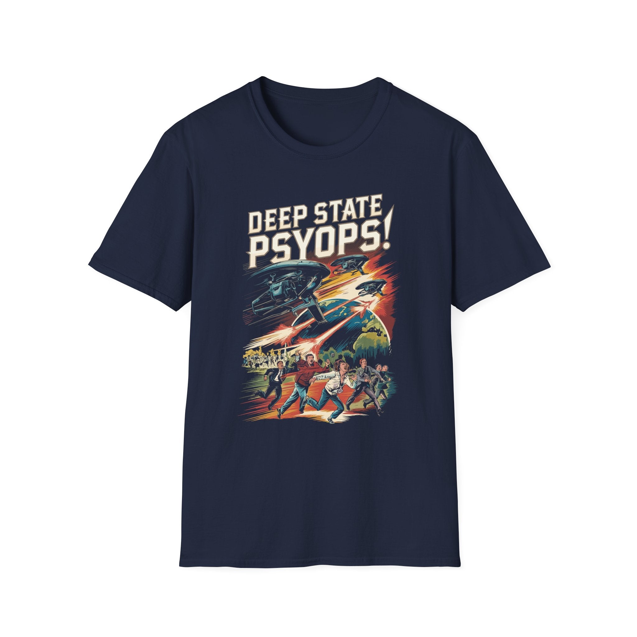 Deep State Psyops T-Shirt | Retro Conspiracy Design | UNISEX