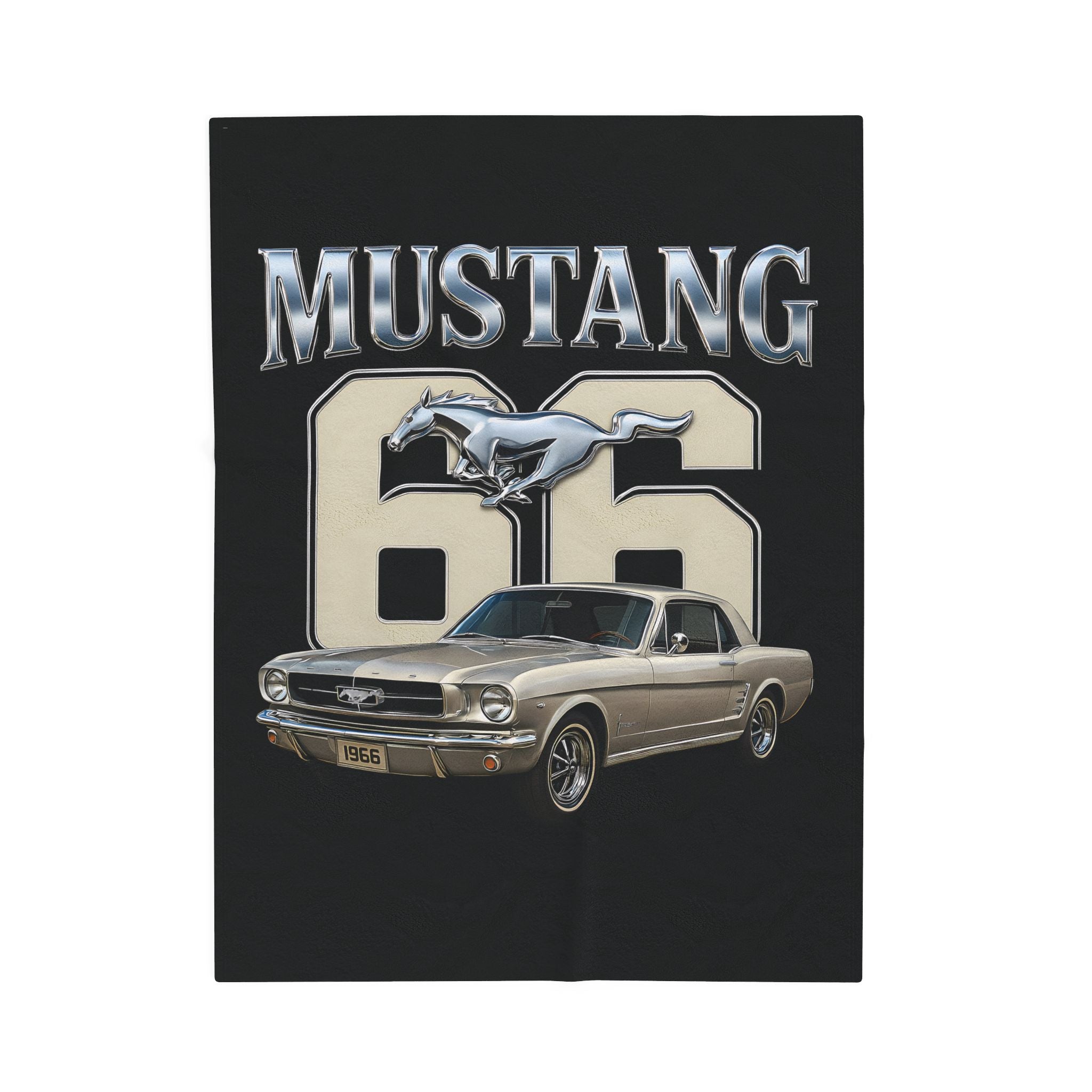 Velveteen Plush Blanket 66 Mustang