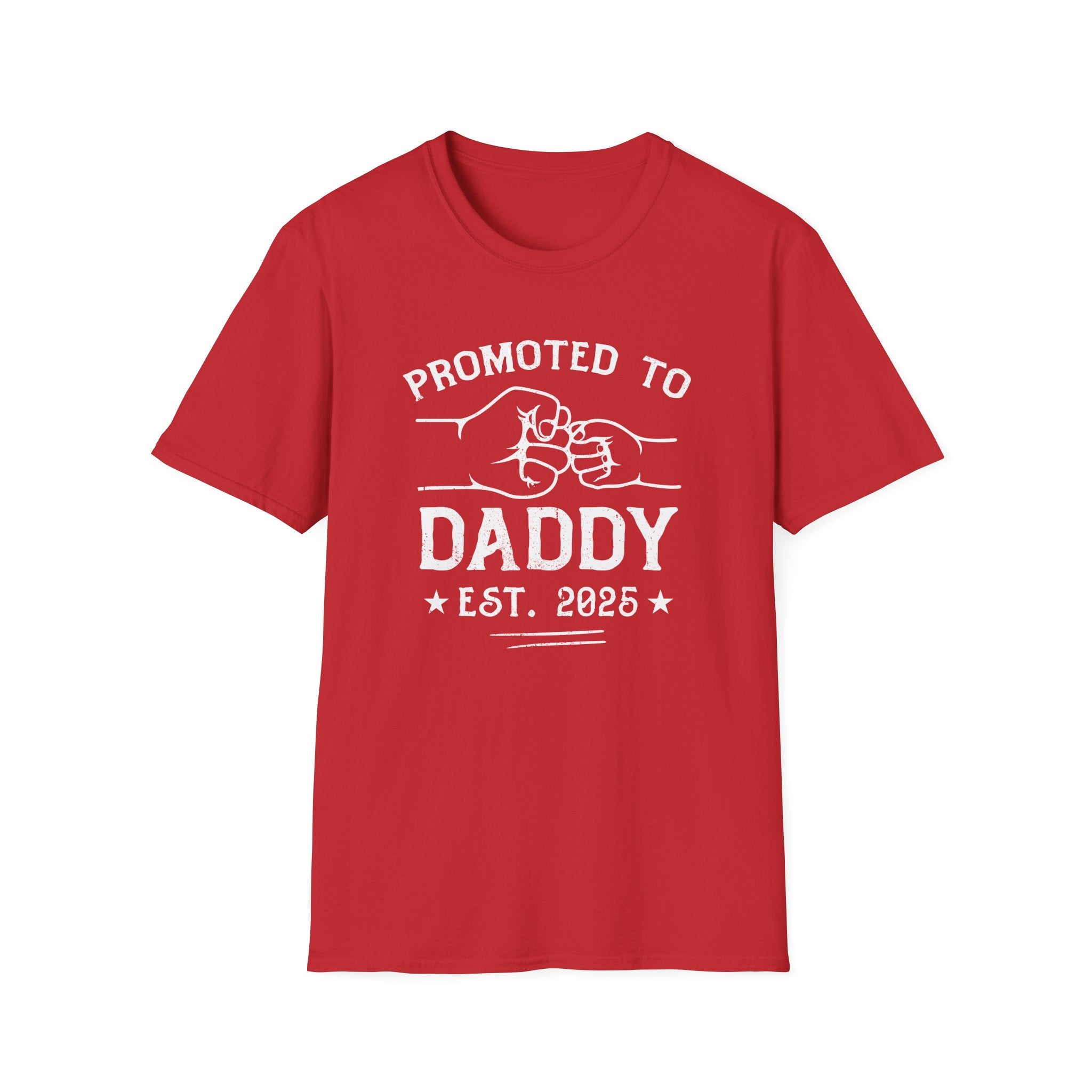 Promoted to Daddy Est 2025 T-Shirt First Time Dad Gift