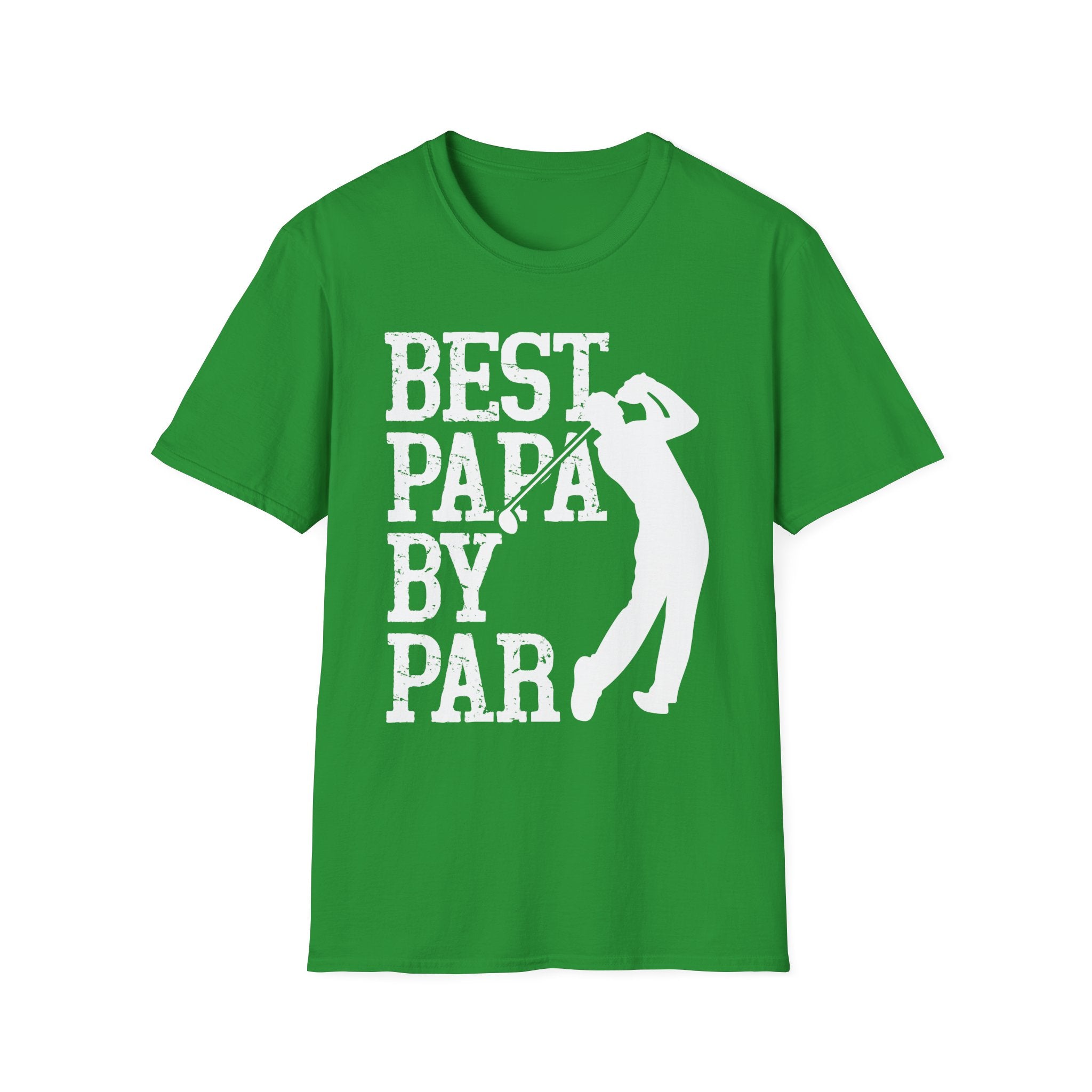 Best Papa by Par Golf T-Shirt Funny Gift for Grandpa or Dad