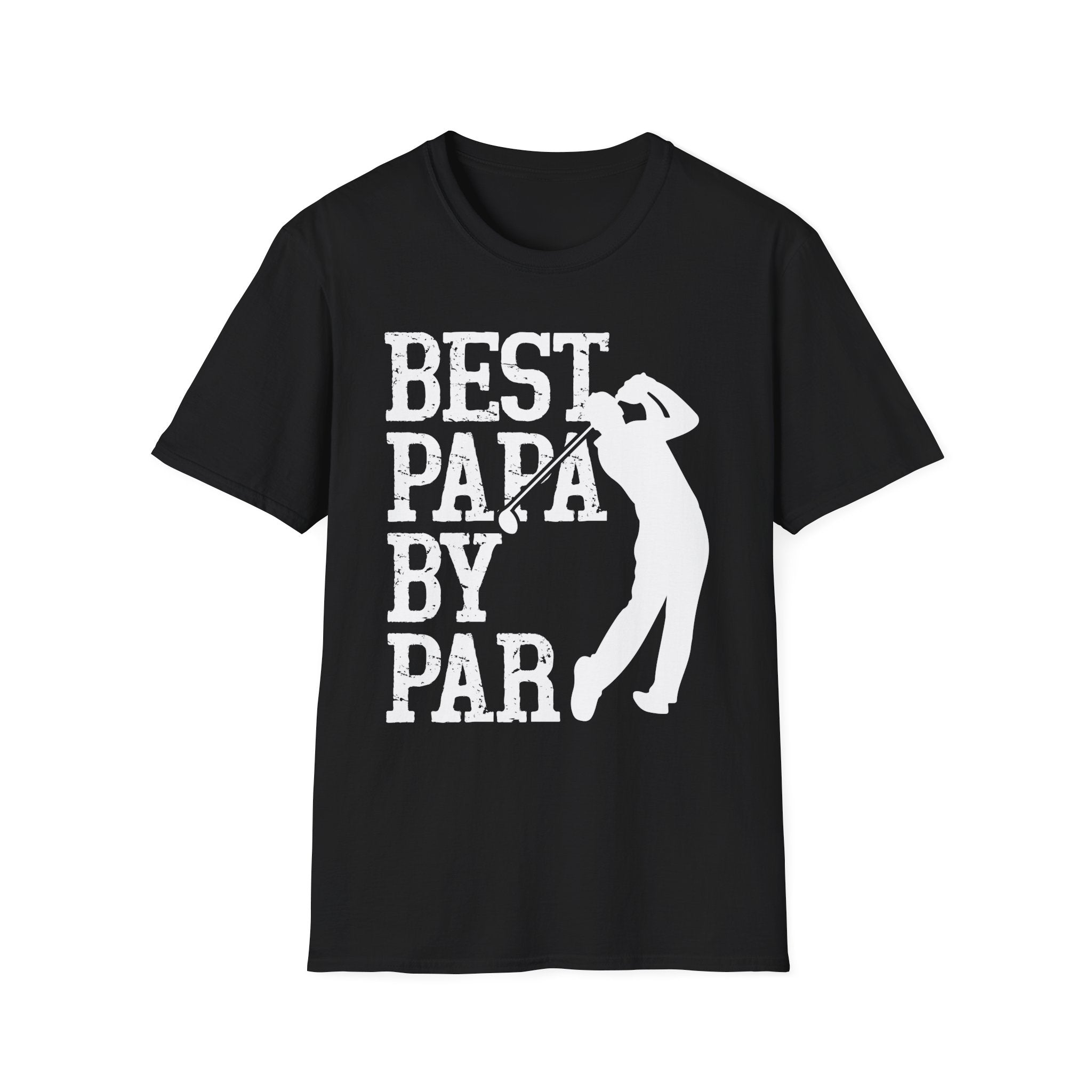 Best Papa by Par Golf T-Shirt Funny Gift for Grandpa or Dad