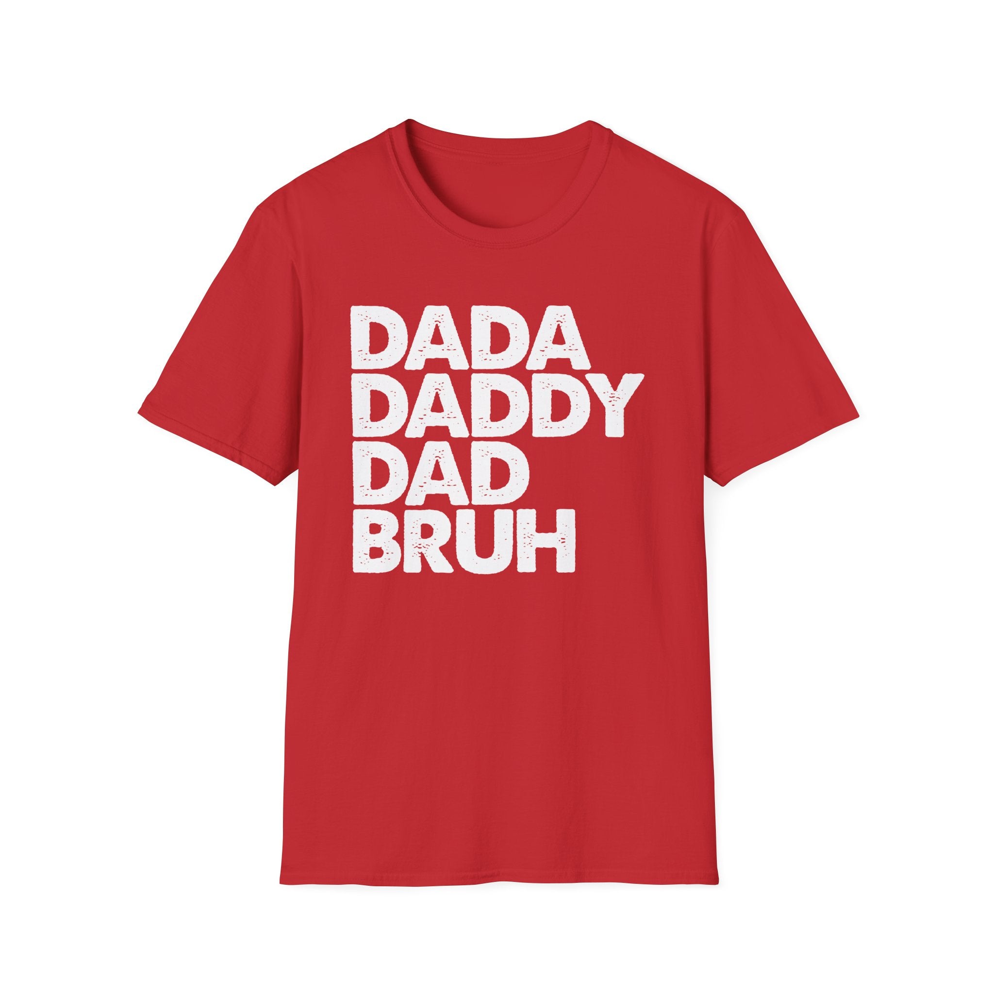 Dada Daddy Dad Bruh T-Shirt Minimal Funny Fatherhood Gift