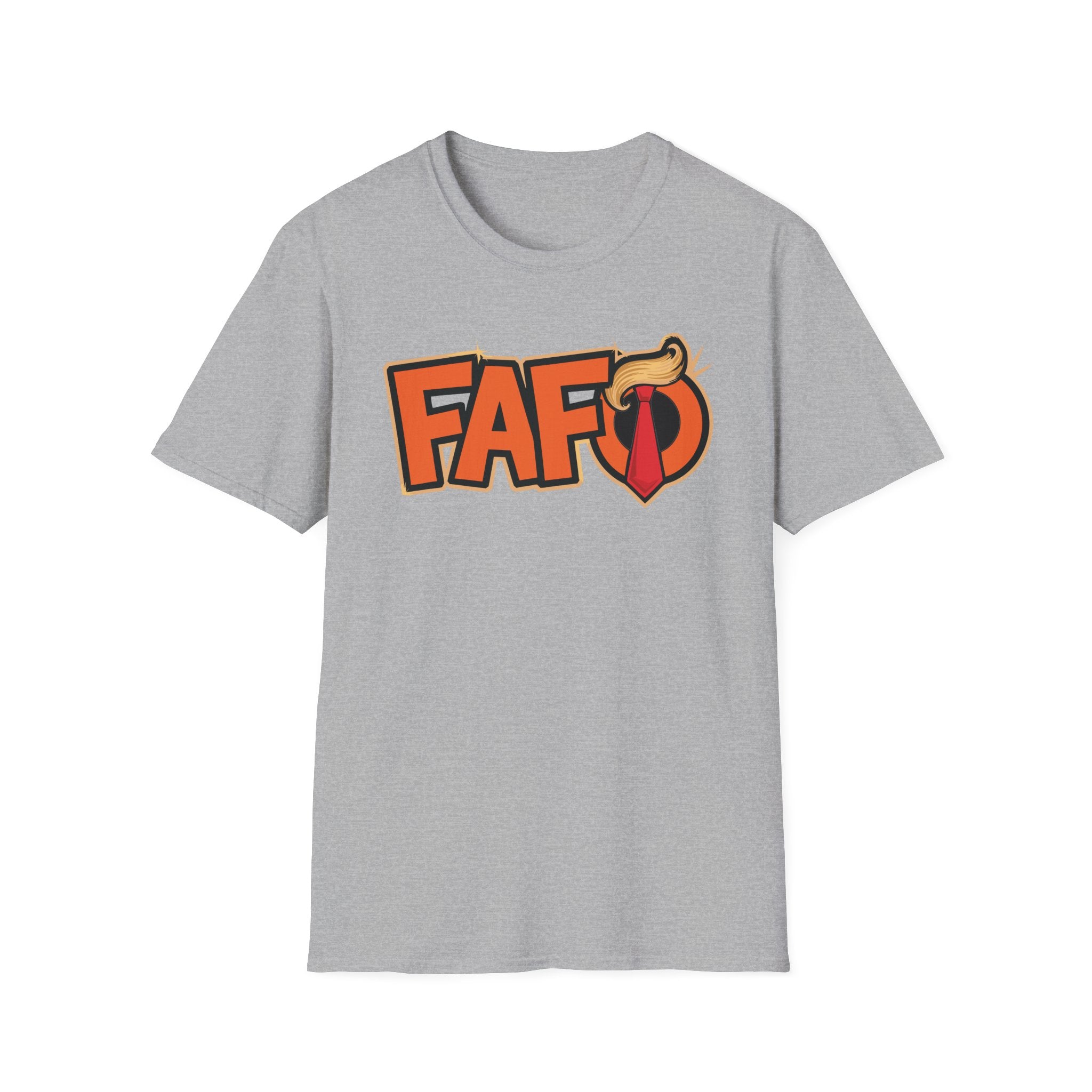 Sport Grey MAGA themed funny FAFO political shirt