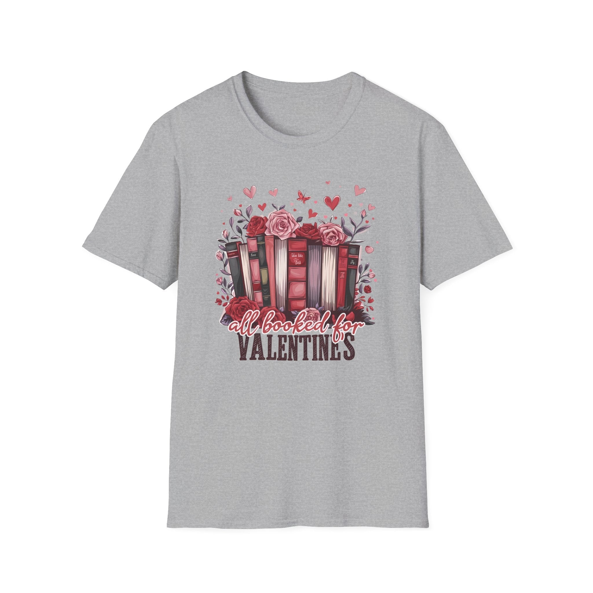 All Booked for Valentine's T-Shirt | Romantic and Unique Gift for Book Lovers - KoolKustoms