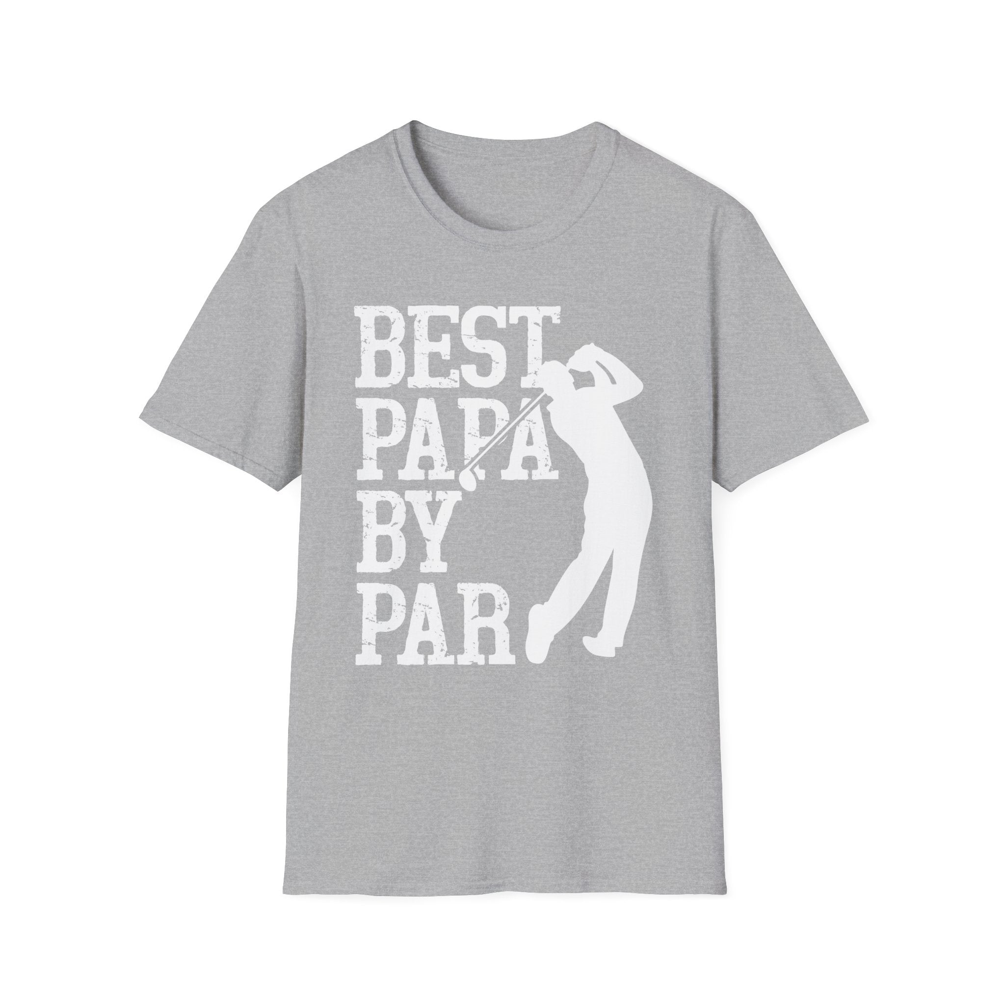Best Papa by Par Golf T-Shirt Funny Gift for Grandpa or Dad - KoolKustoms