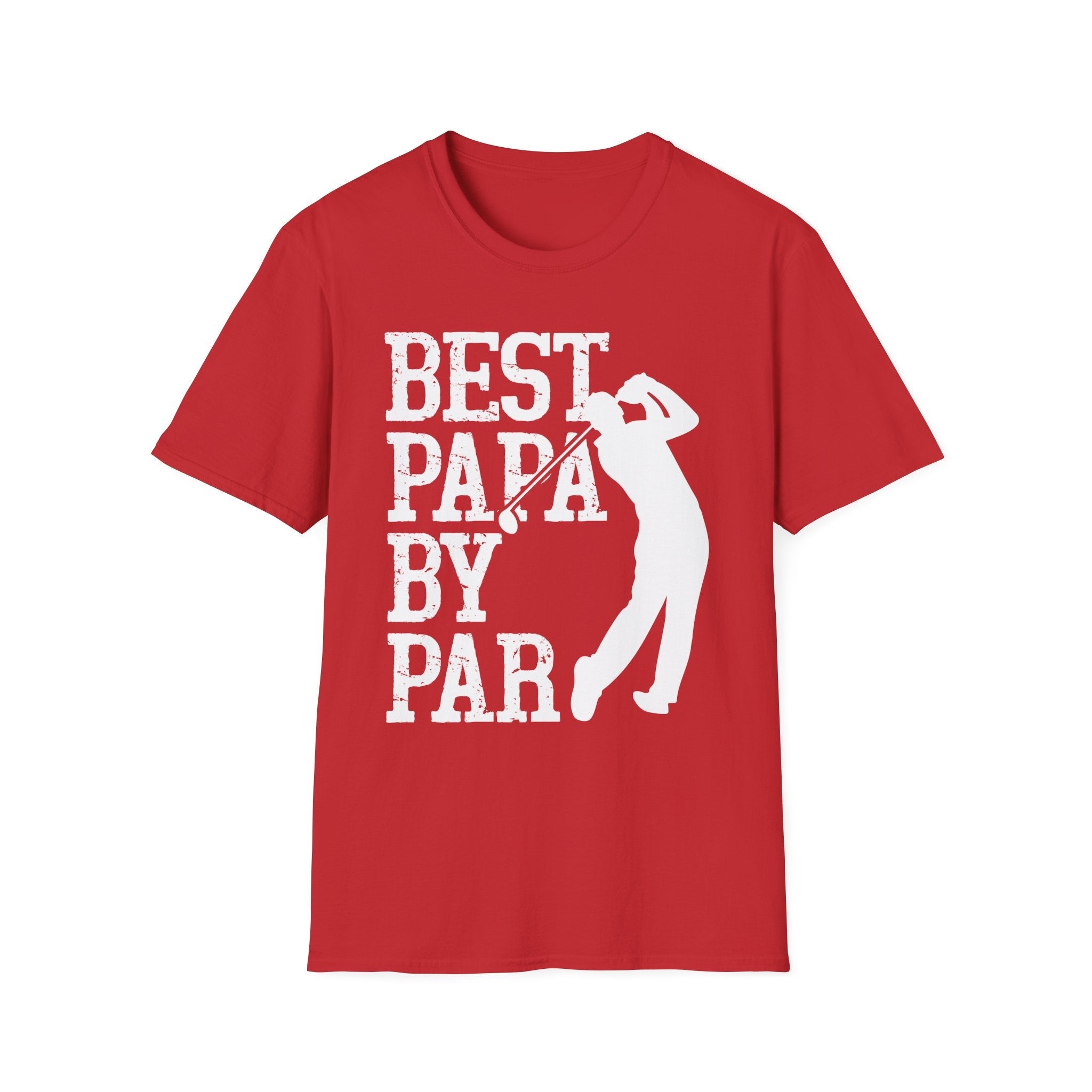 Best Papa by Par Golf T-Shirt Funny Gift for Grandpa or Dad - KoolKustoms