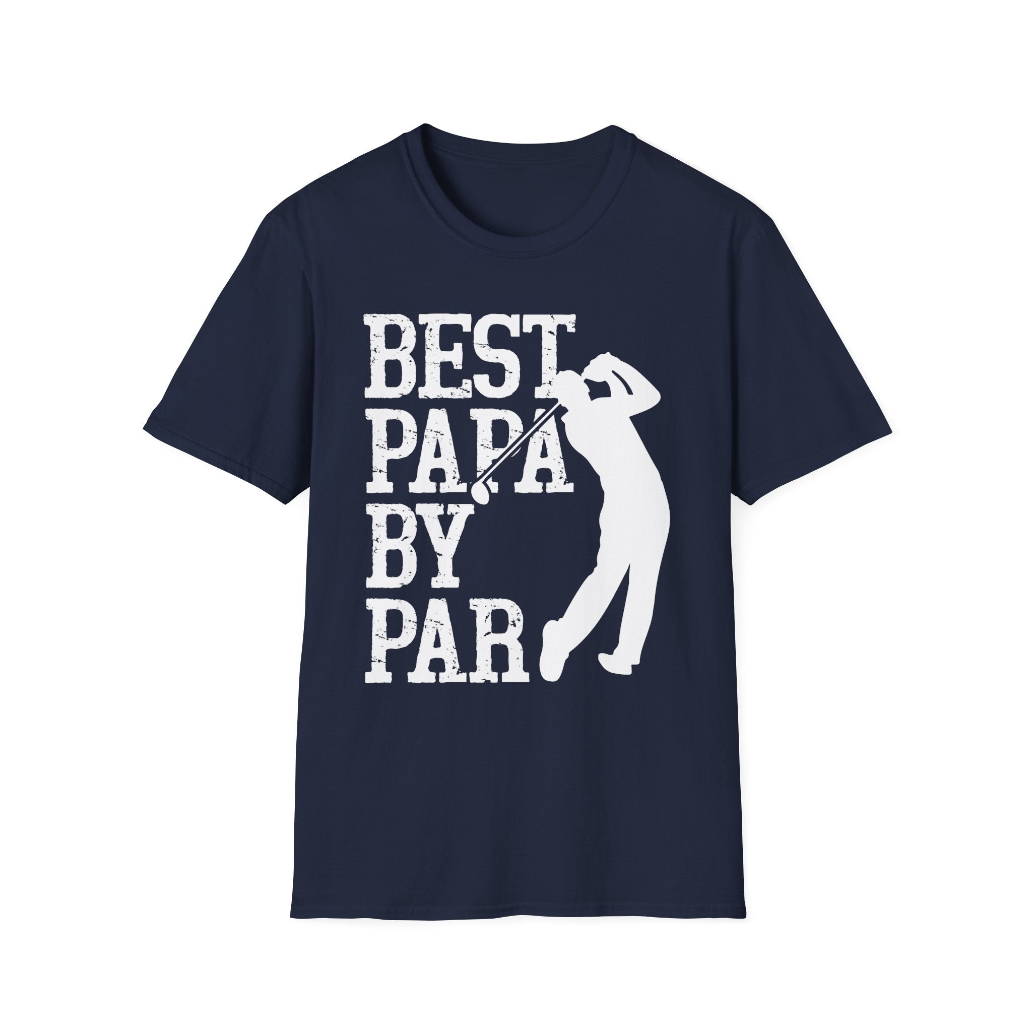 Best Papa by Par Golf T-Shirt Funny Gift for Grandpa or Dad - KoolKustoms