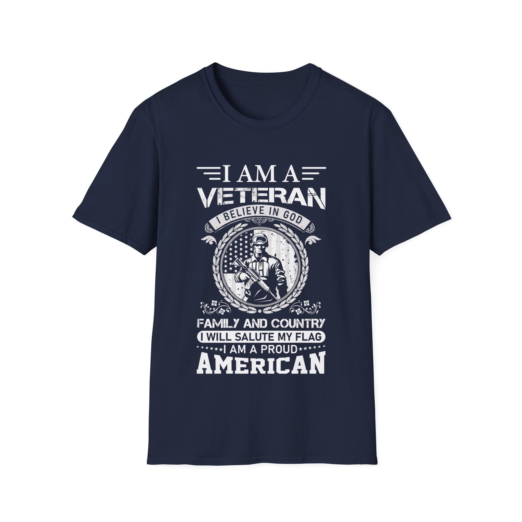 I Am a Veteran - I Believe in God - Proud American - Patriotic Shirt - KoolKustoms
