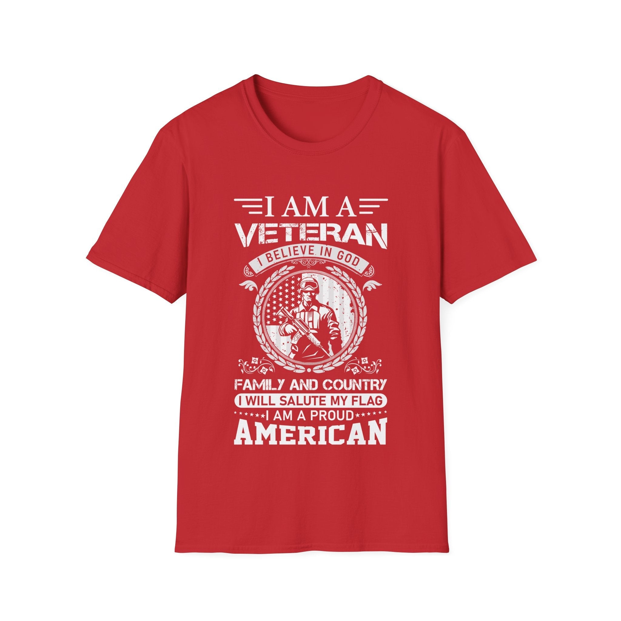 I Am a Veteran - I Believe in God - Proud American - Patriotic Shirt - KoolKustoms
