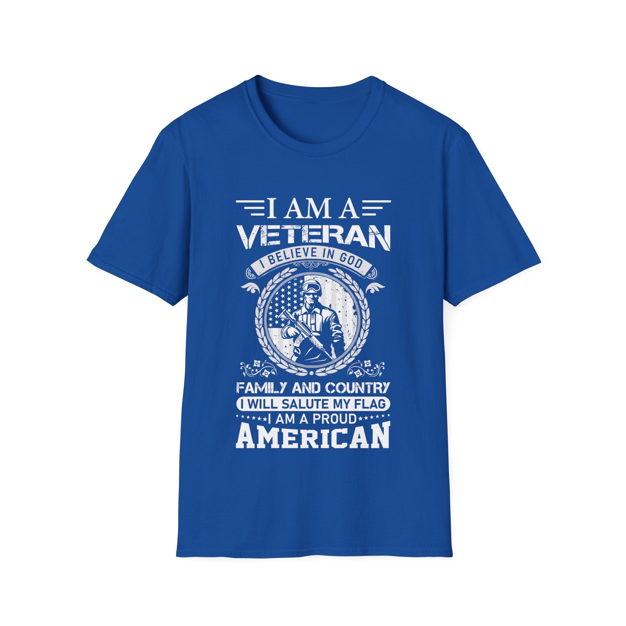 I Am a Veteran - I Believe in God - Proud American - Patriotic Shirt - KoolKustoms
