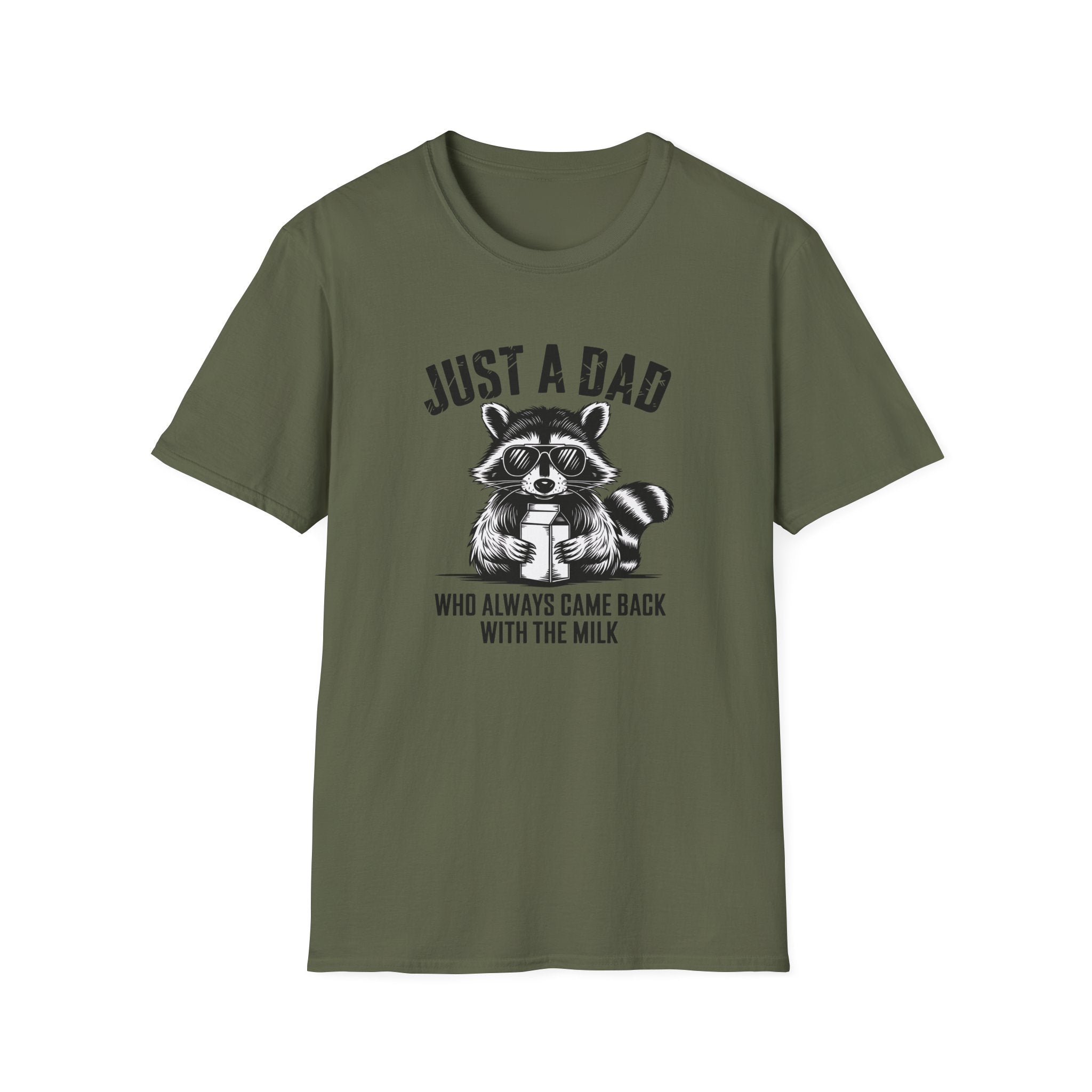 Just a Dad Who Came Back With Milk T-Shirt Funny Father Gift - KoolKustoms