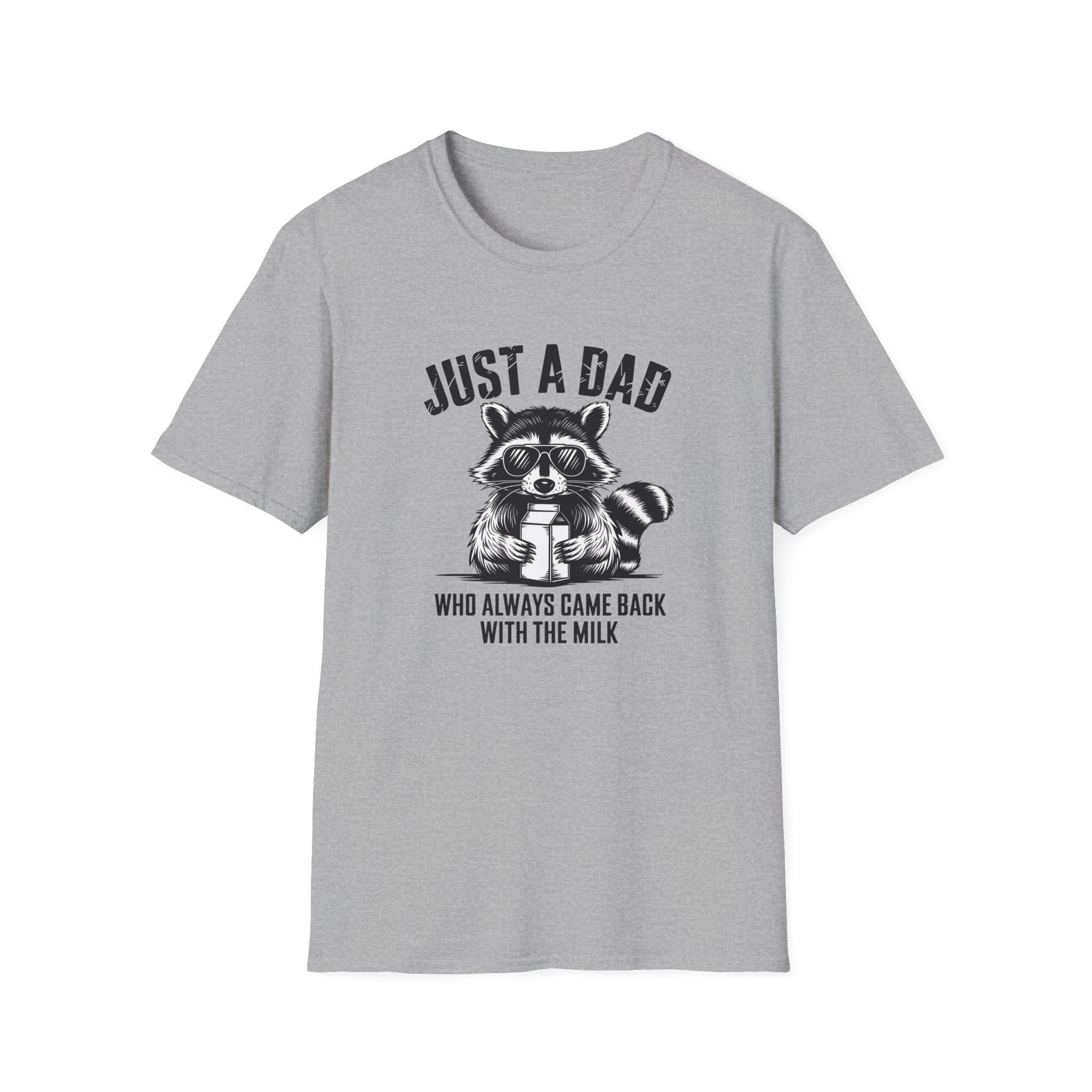 Just a Dad Who Came Back With Milk T-Shirt Funny Father Gift - KoolKustoms