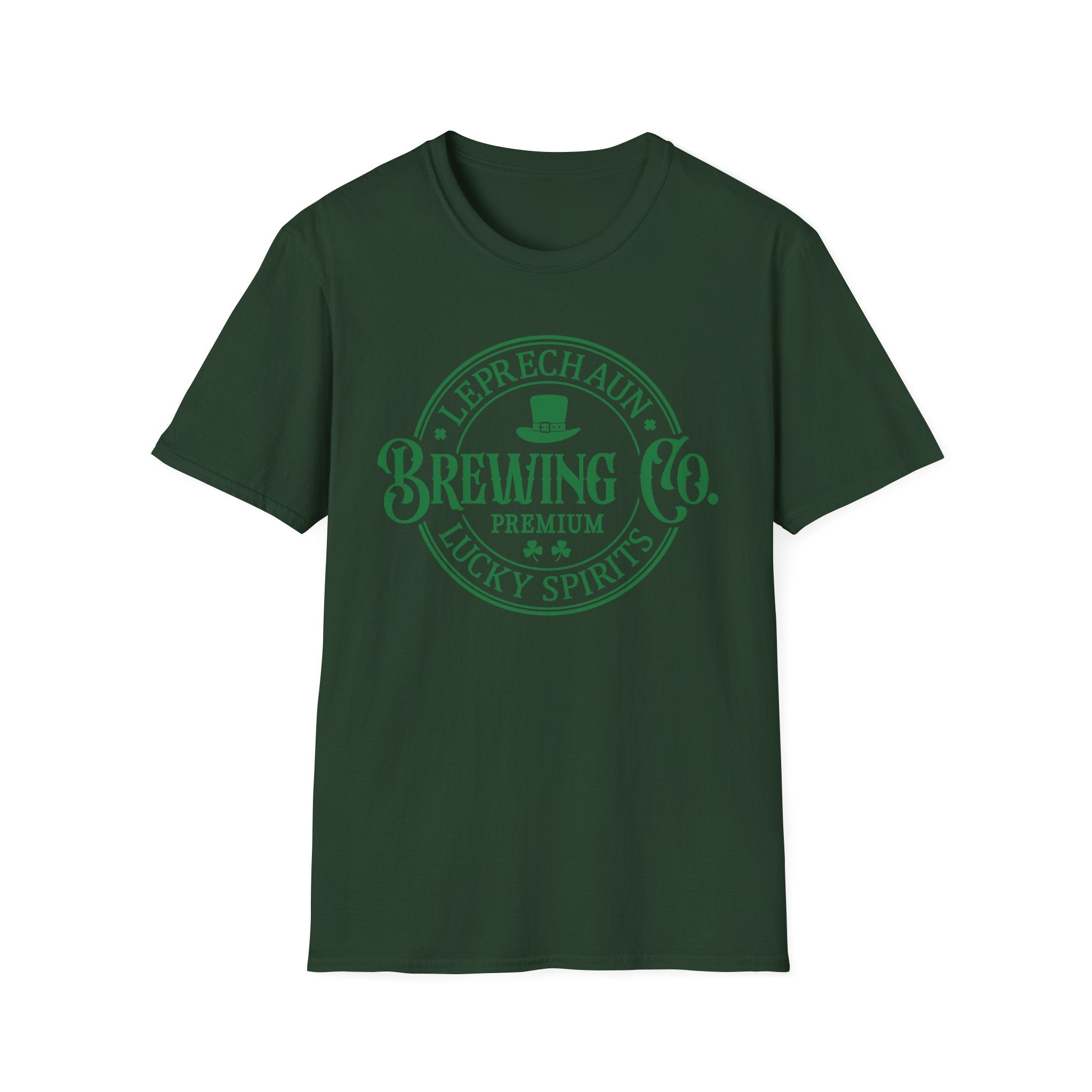 Leprechaun Brewing Co. Unisex T-Shirt | Lucky Irish Spirits Tee - KoolKustoms