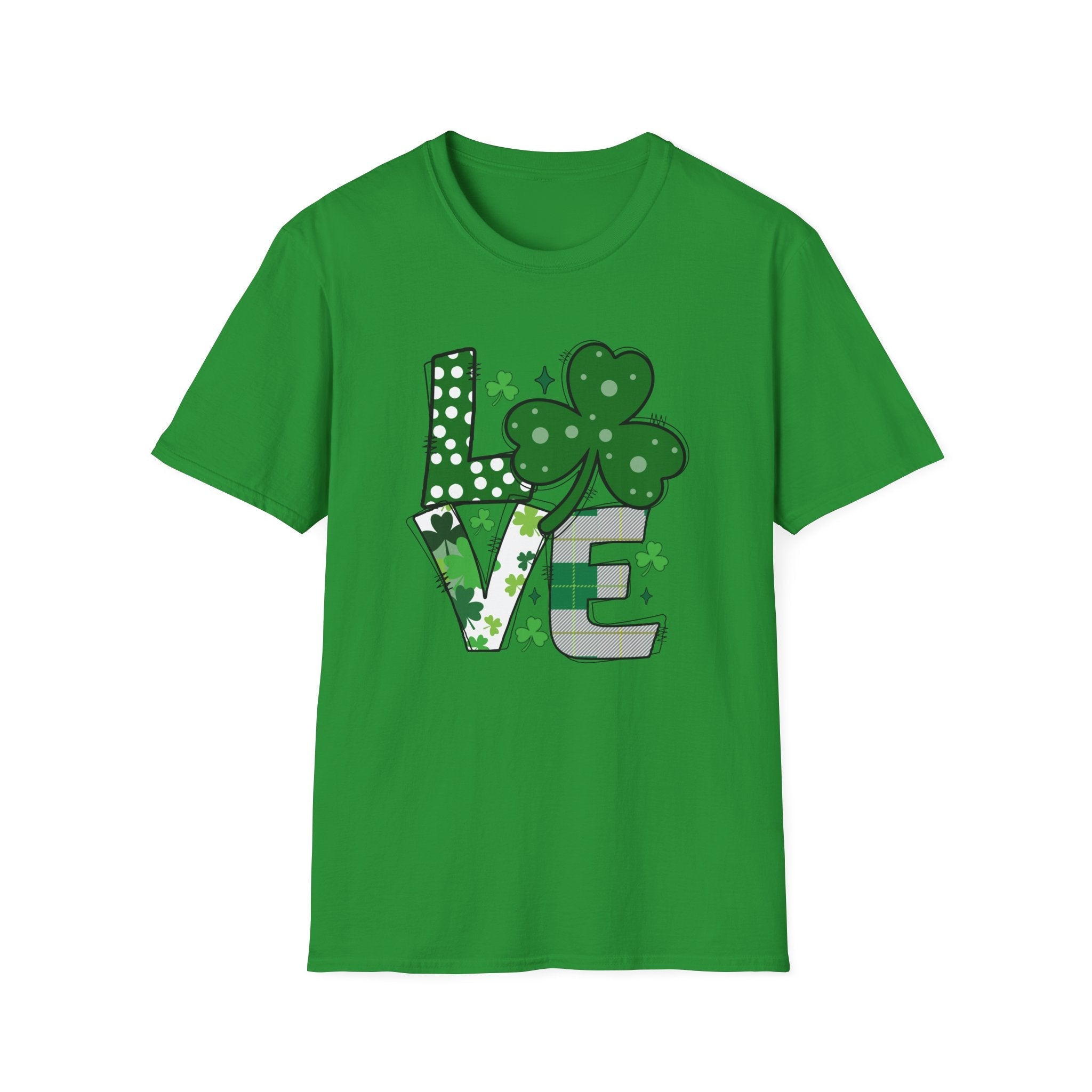 Love Shamrock Unisex T-Shirt for St. Patrick's Day | Irish - Themed Gift - KoolKustoms