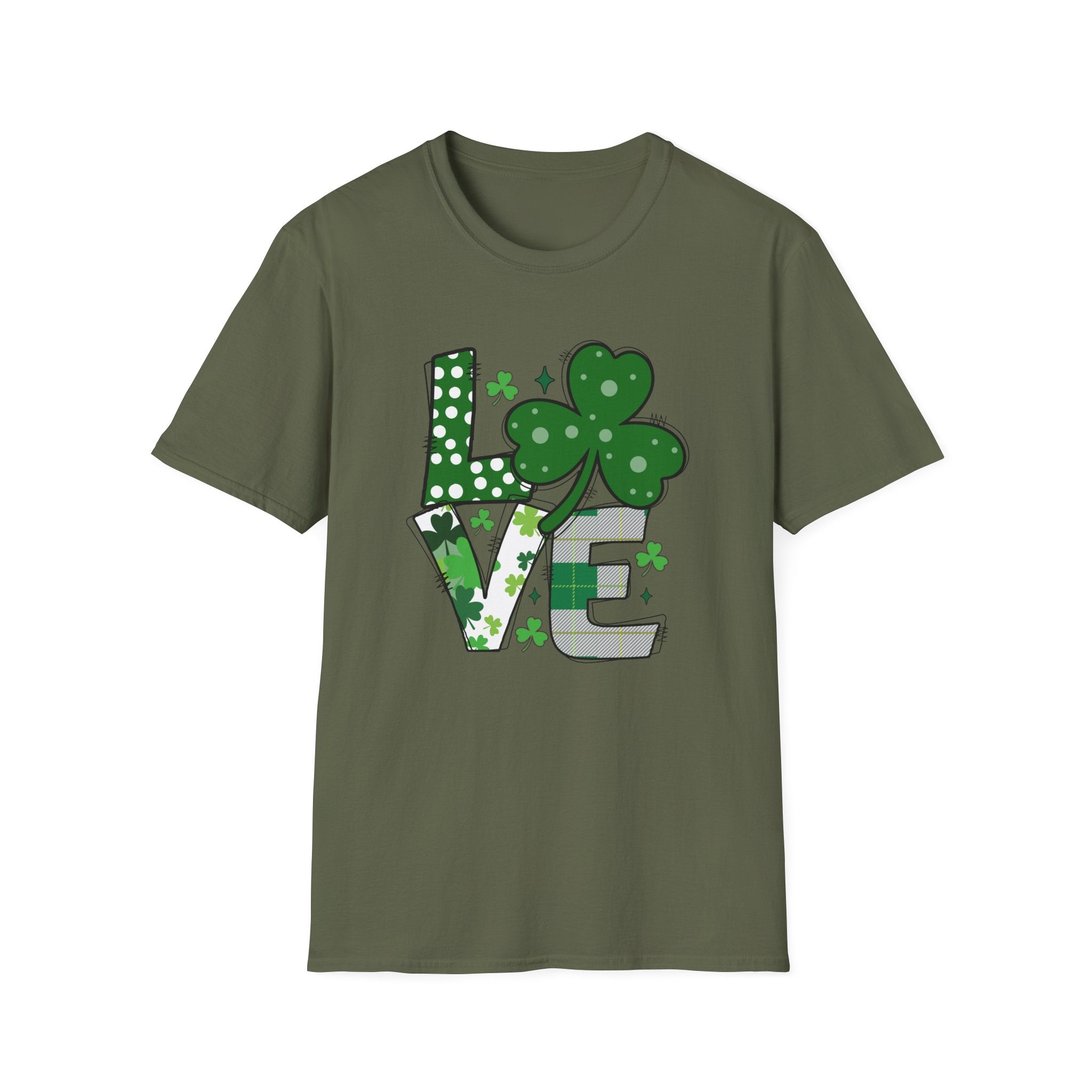 Love Shamrock Unisex T-Shirt for St. Patrick's Day | Irish - Themed Gift - KoolKustoms