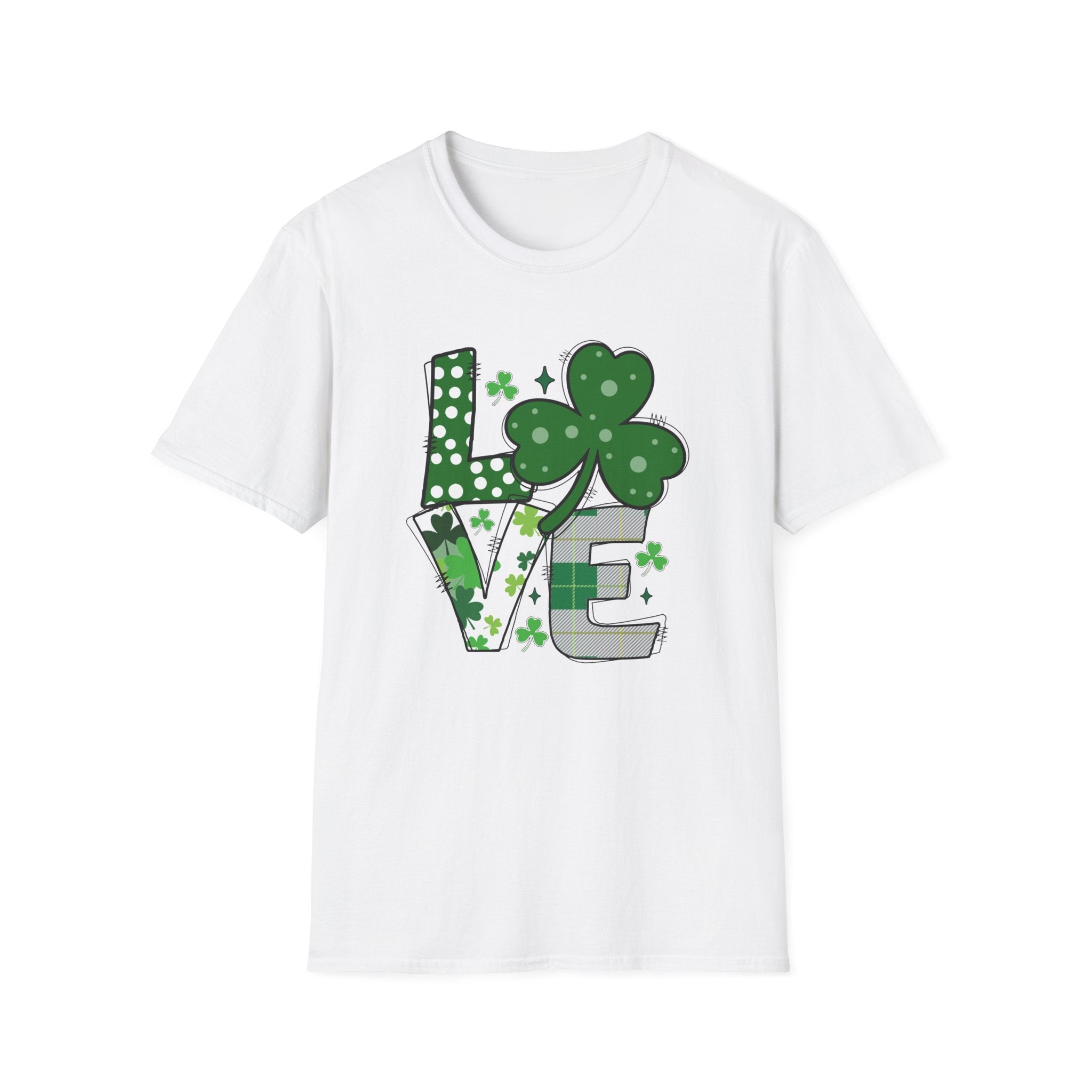 Love Shamrock Unisex T-Shirt for St. Patrick's Day | Irish - Themed Gift - KoolKustoms