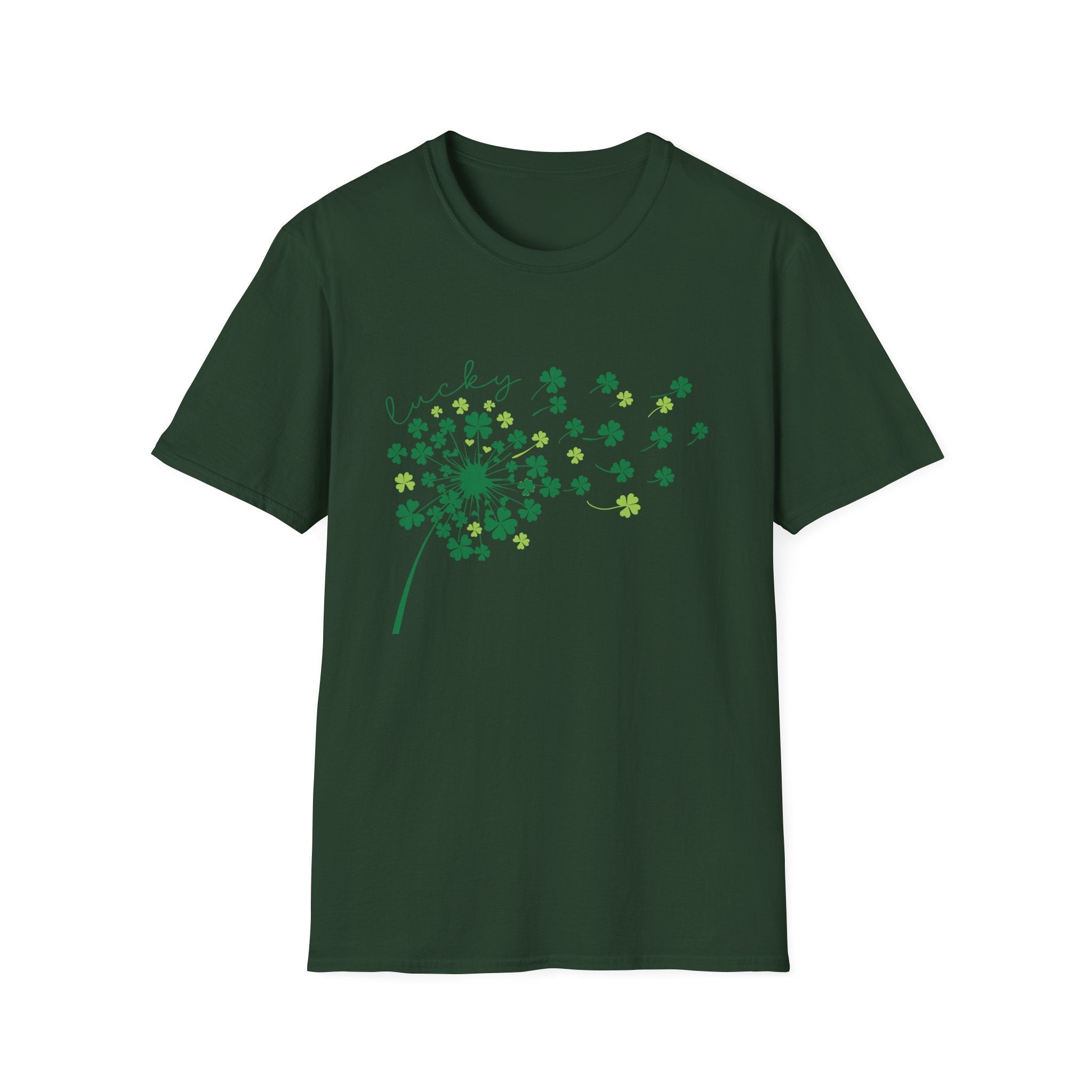 Lucky Clover Wishes Unisex T-Shirt | Whimsical St. Patrick’s Day Tee - KoolKustoms