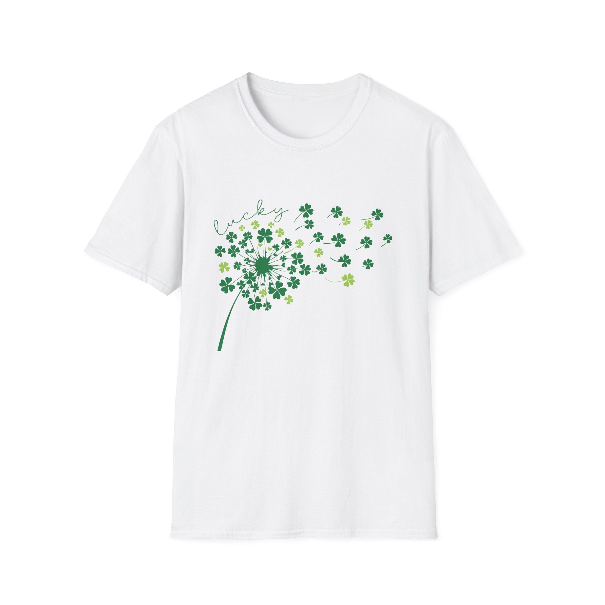 Lucky Clover Wishes Unisex T-Shirt | Whimsical St. Patrick’s Day Tee - KoolKustoms