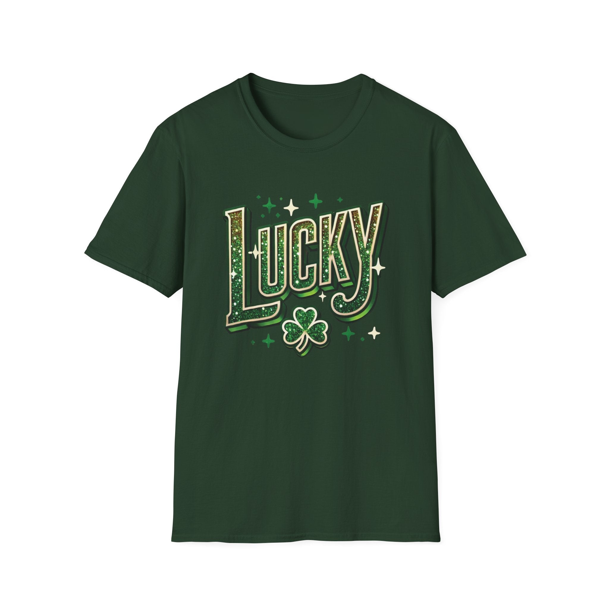 Lucky Shamrock Unisex T-Shirt | Sparkling St. Patrick’s Day Tee - KoolKustoms