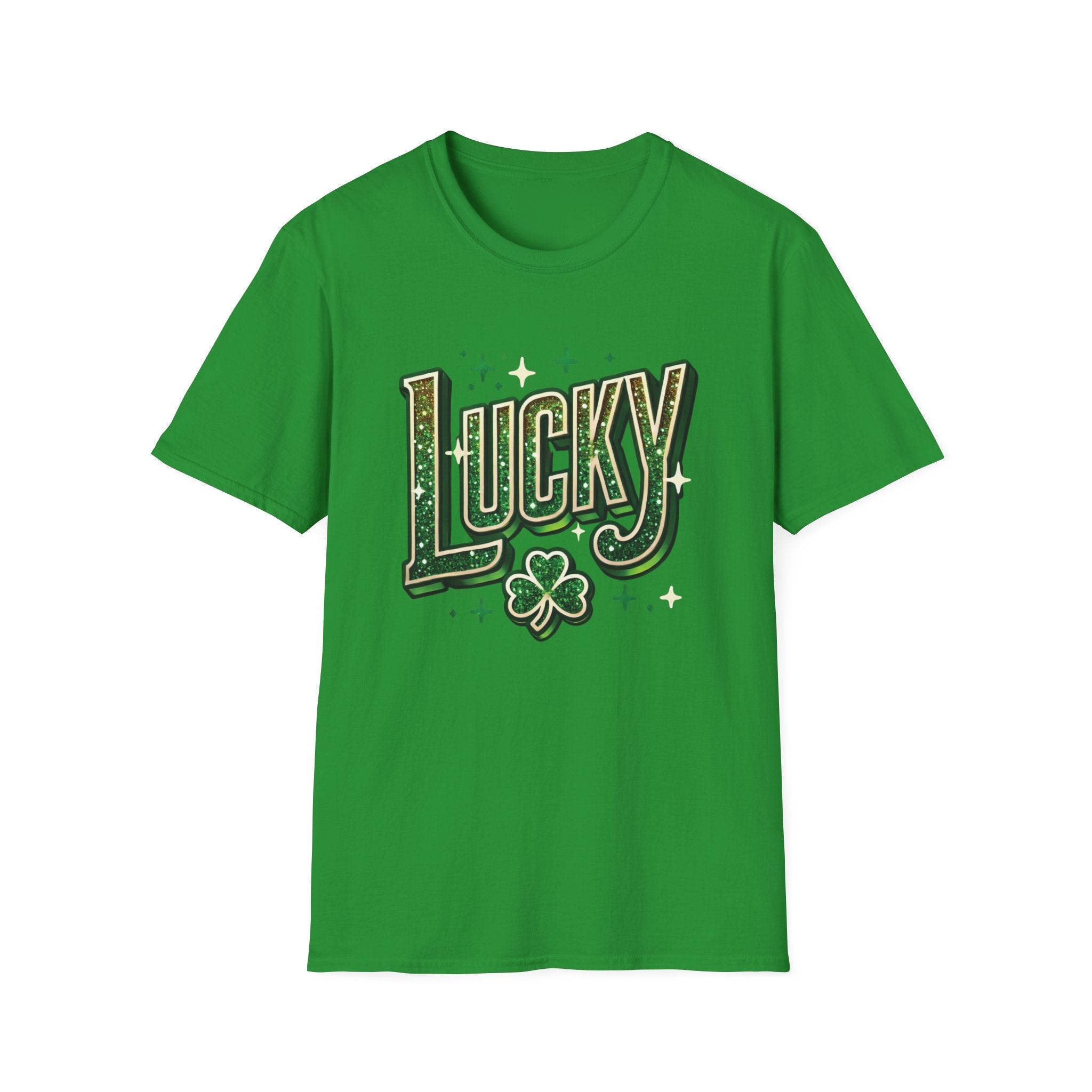 Lucky Shamrock Unisex T-Shirt | Sparkling St. Patrick’s Day Tee - KoolKustoms