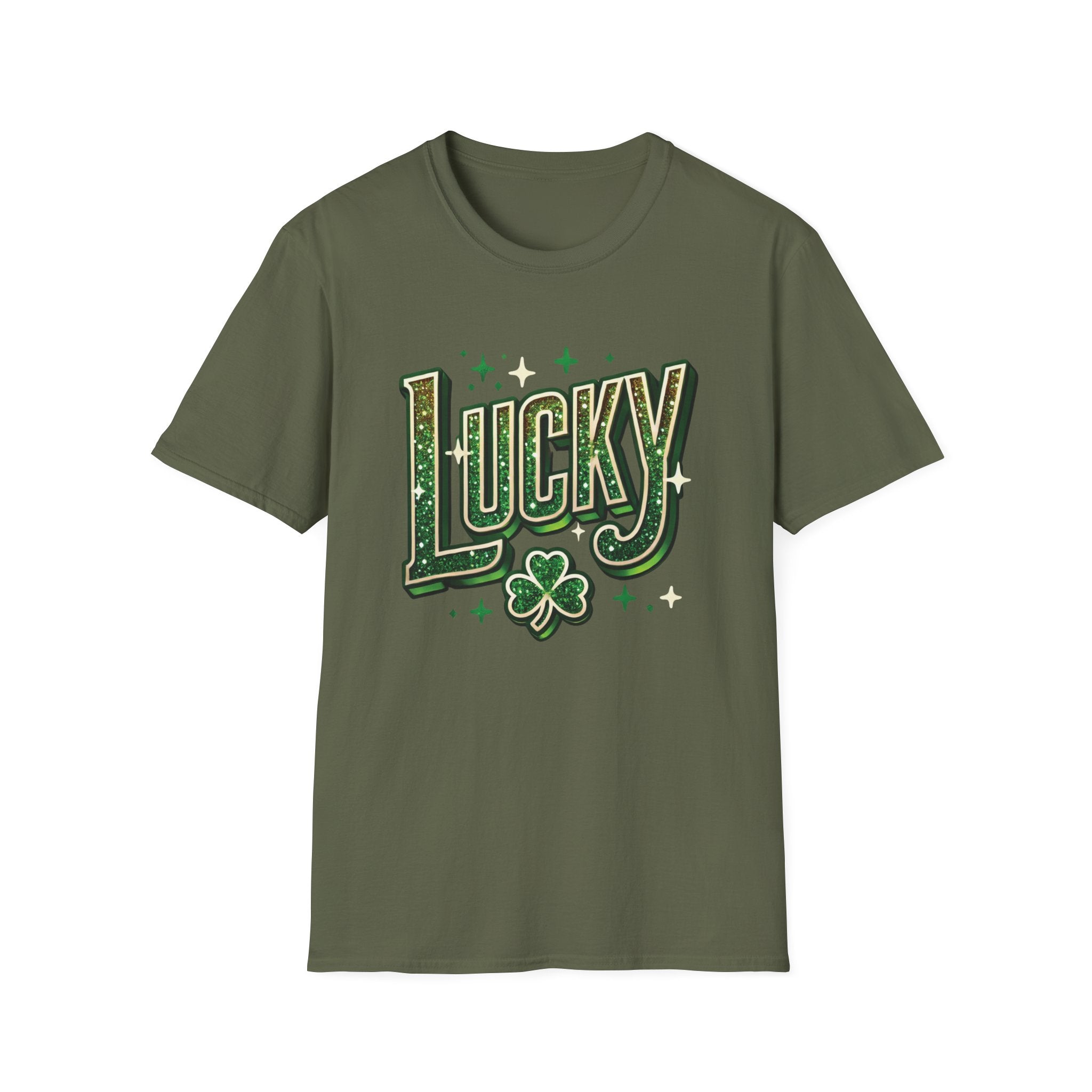 Lucky Shamrock Unisex T-Shirt | Sparkling St. Patrick’s Day Tee - KoolKustoms