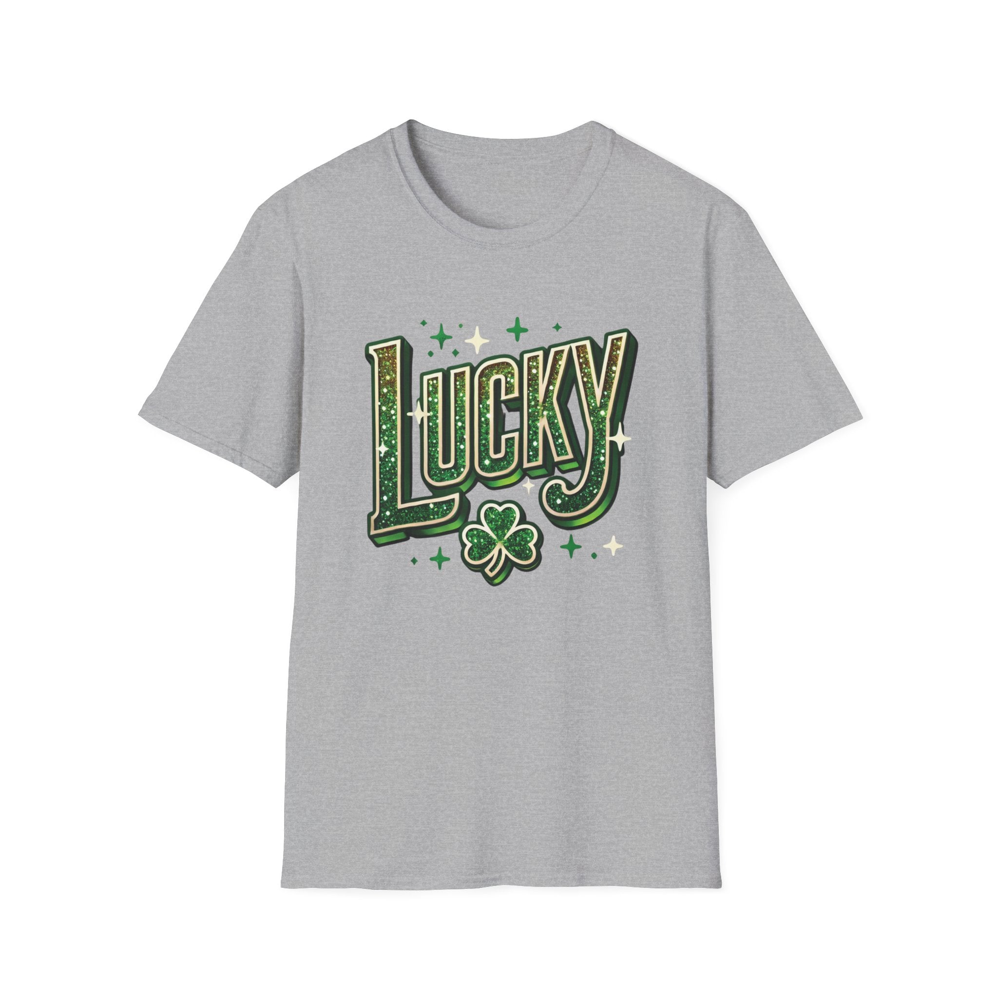 Lucky Shamrock Unisex T-Shirt | Sparkling St. Patrick’s Day Tee - KoolKustoms