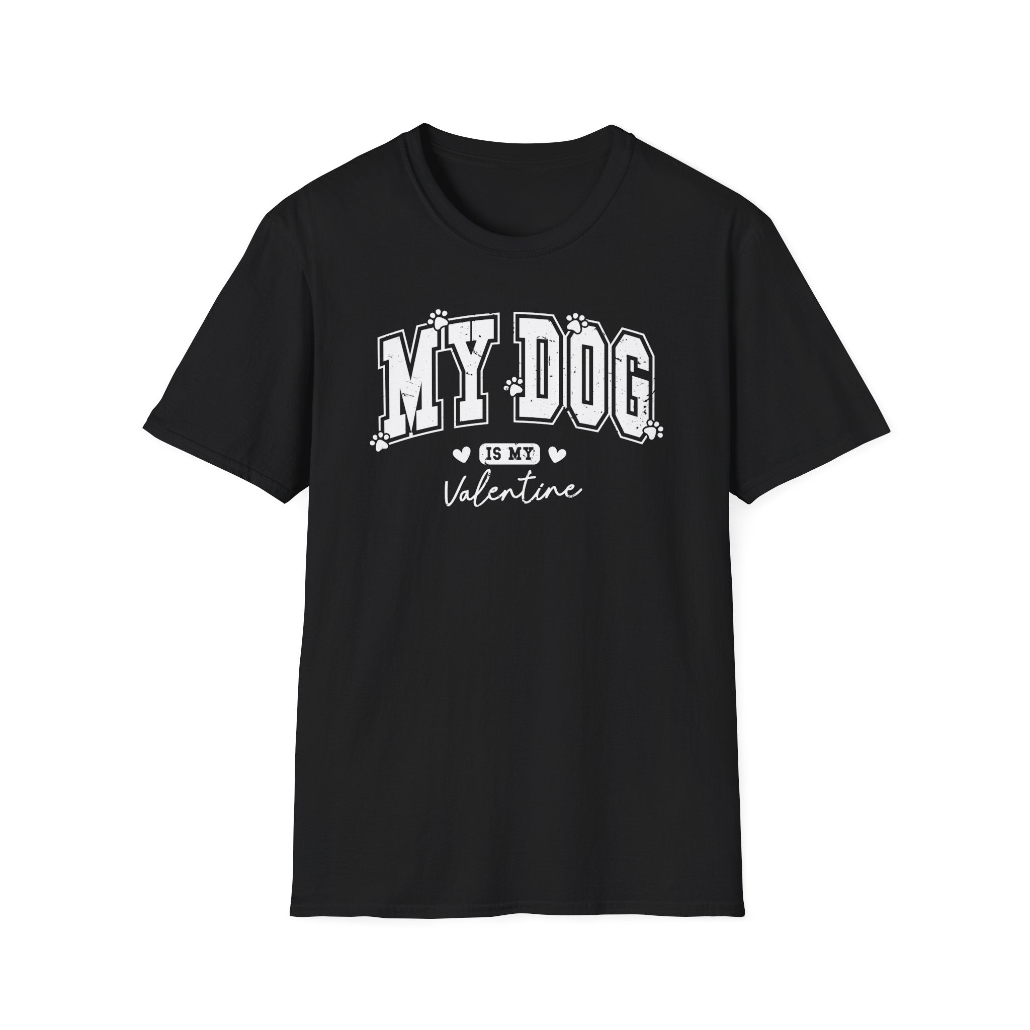My Dog is My Valentine Unisex T-Shirt | Adorable Valentine’s Day Gift for Dog Lovers - KoolKustoms