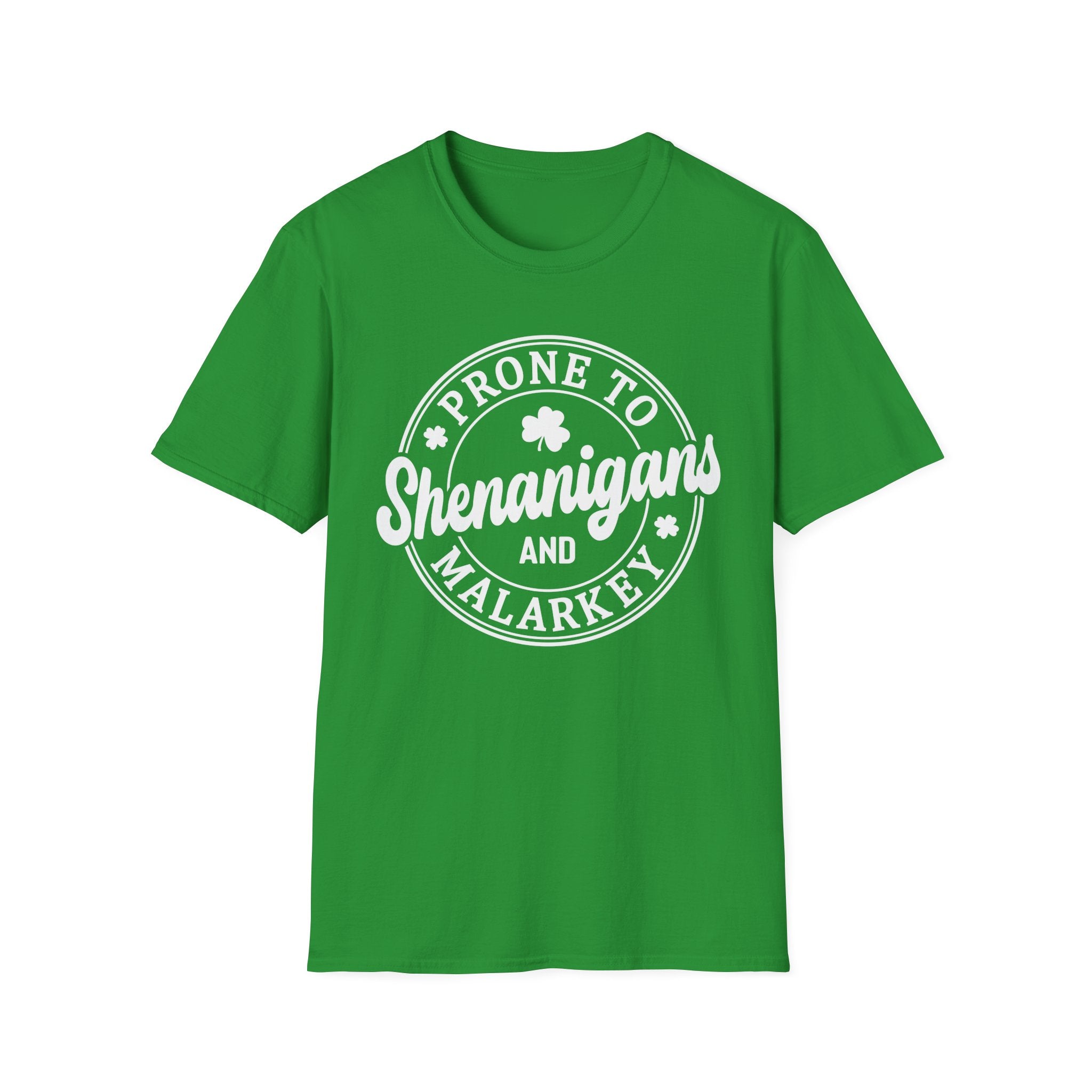 Prone to Shenanigans and Malarkey Unisex T-Shirt | Fun Irish Tee - KoolKustoms
