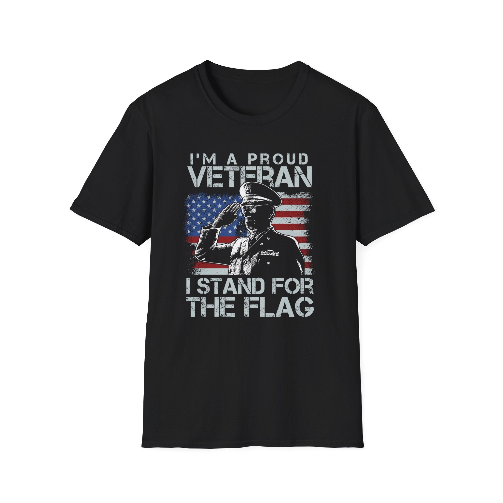 Proud Veteran I Stand for the Flag American Military Patriotic Shirt - KoolKustoms