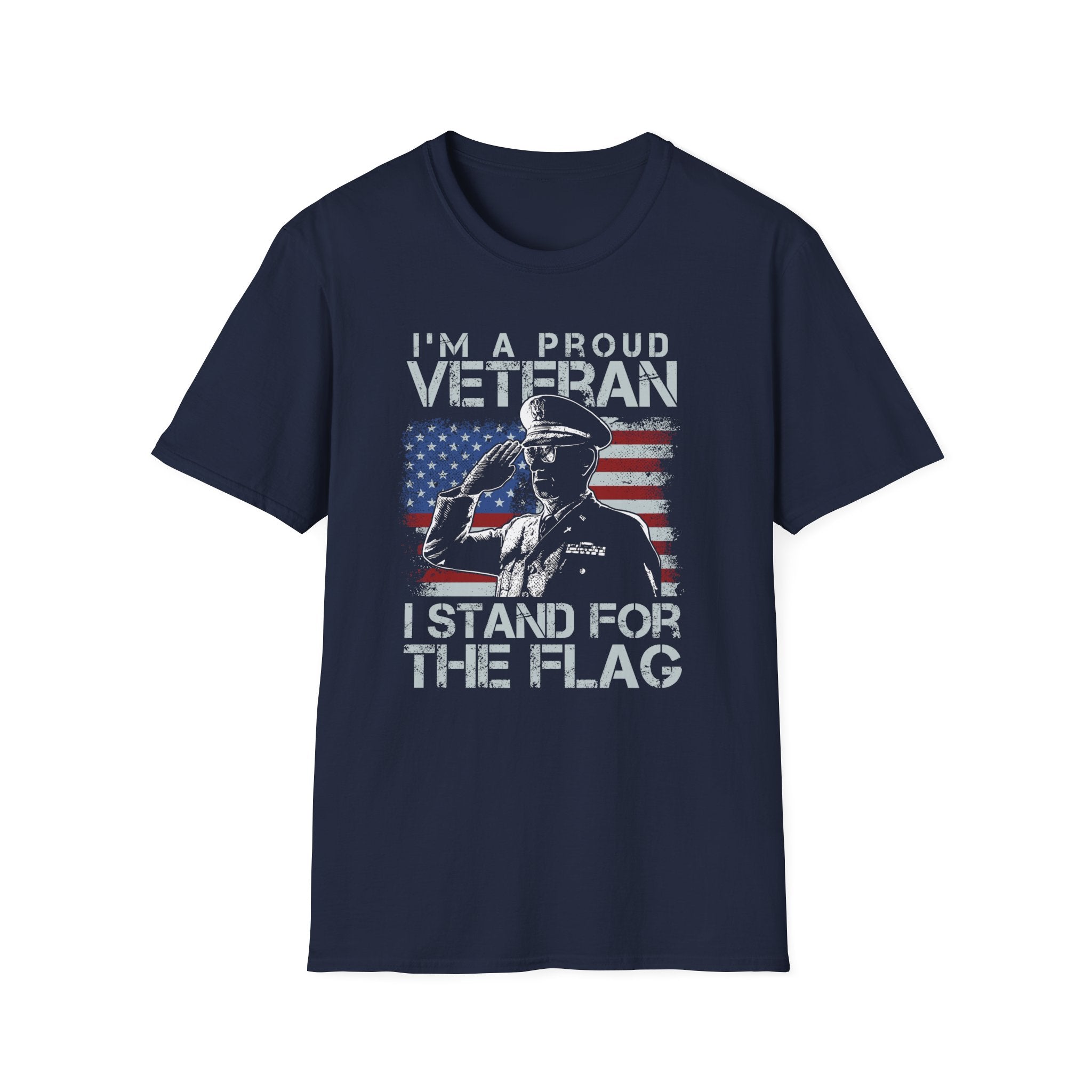 Proud Veteran I Stand for the Flag American Military Patriotic Shirt - KoolKustoms