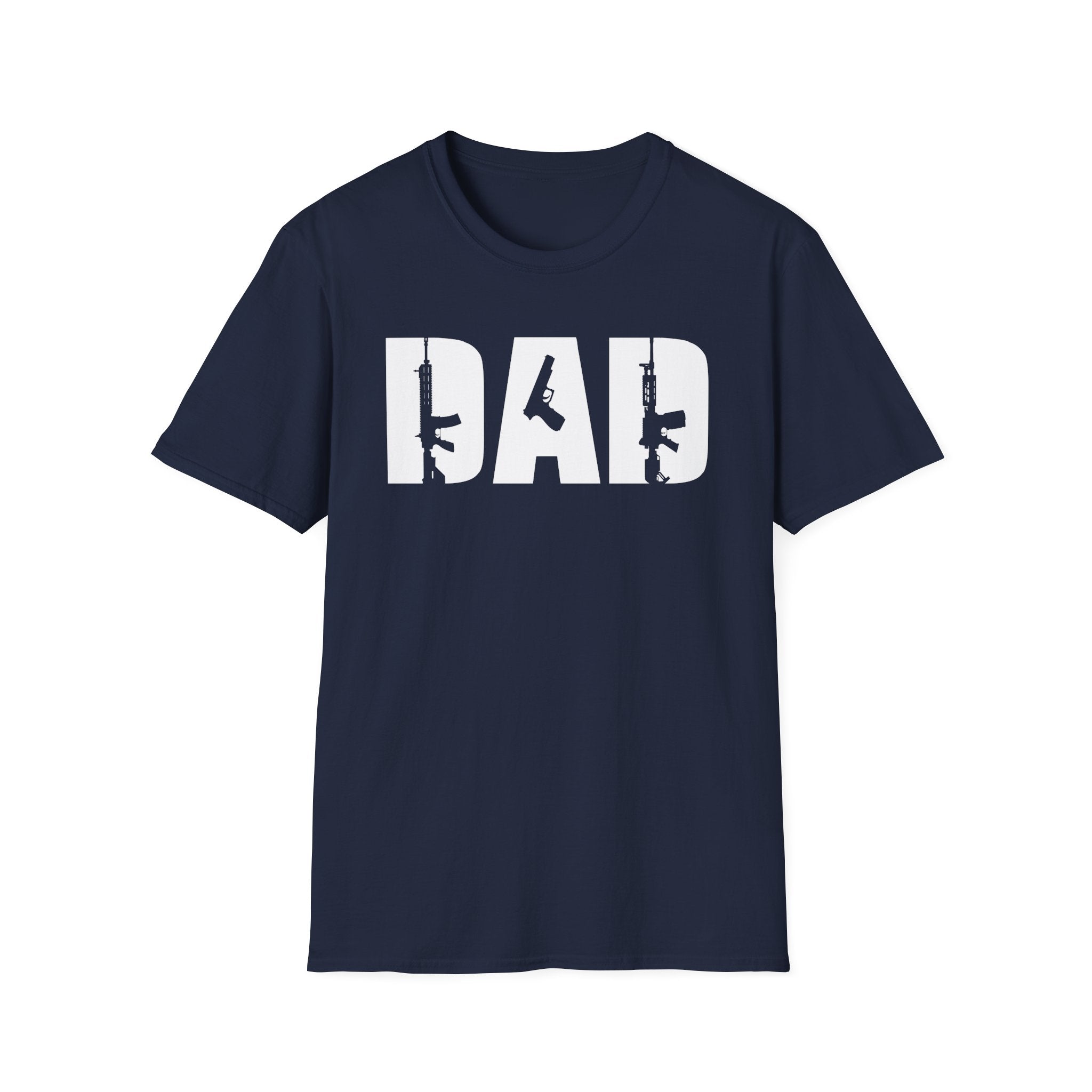 Tactical Dad Shirt with Guns Bold Graphic Gift for Patriotic Dads - KoolKustoms