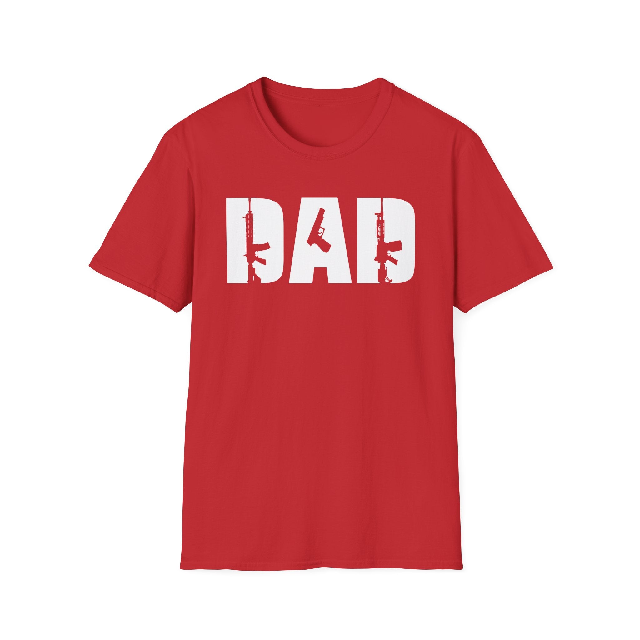 Tactical Dad Shirt with Guns Bold Graphic Gift for Patriotic Dads - KoolKustoms
