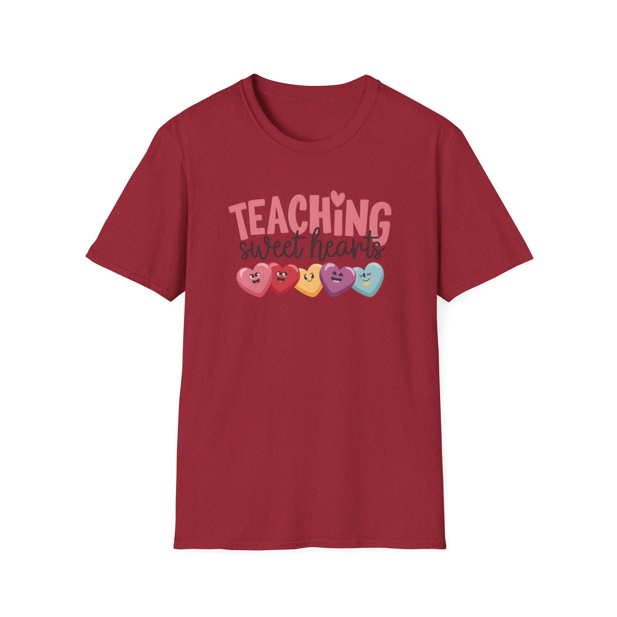 Teaching Sweet Hearts Unisex T-Shirt | Cute Valentine’s Day Teacher Gift - KoolKustoms