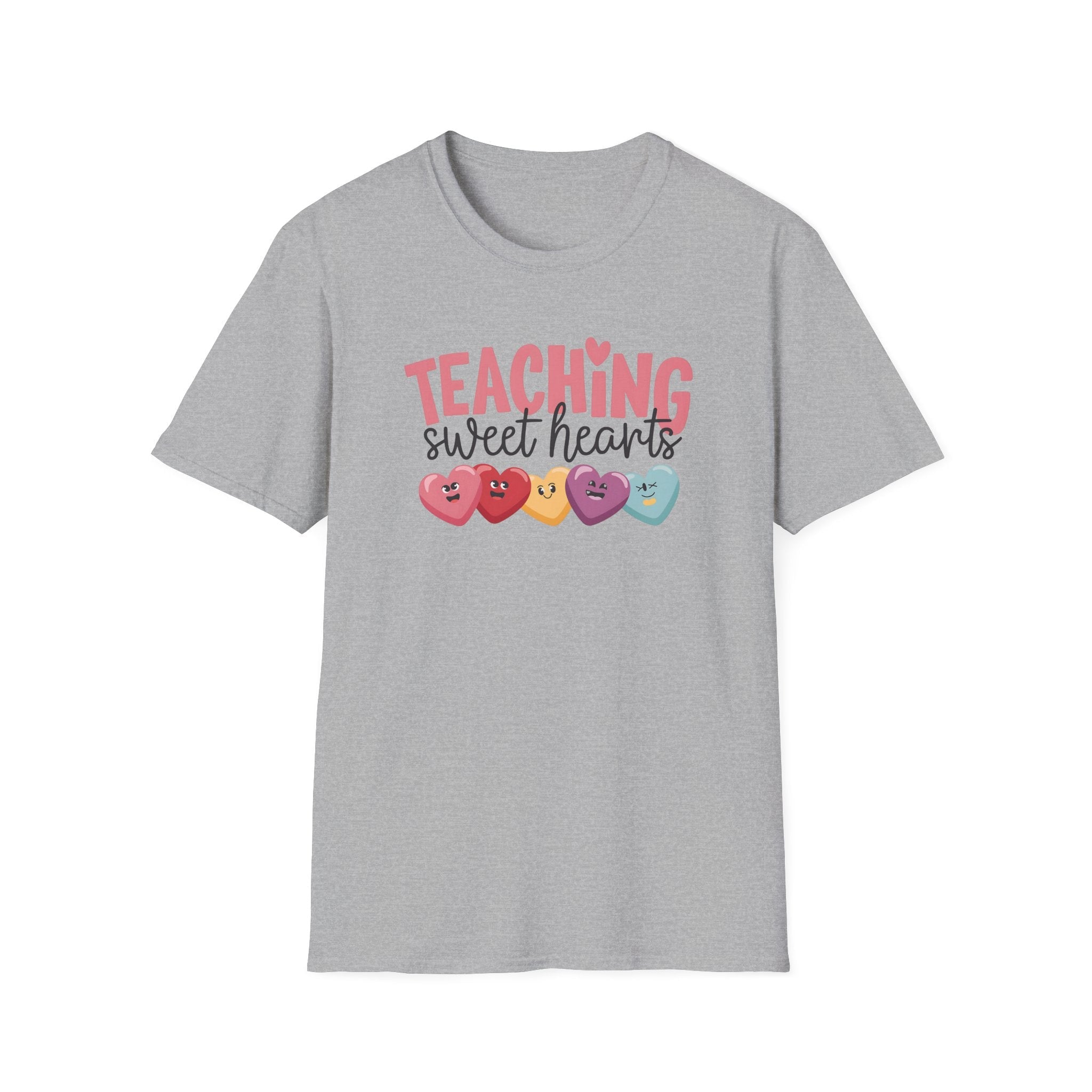 Teaching Sweet Hearts Unisex T-Shirt | Cute Valentine’s Day Teacher Gift - KoolKustoms