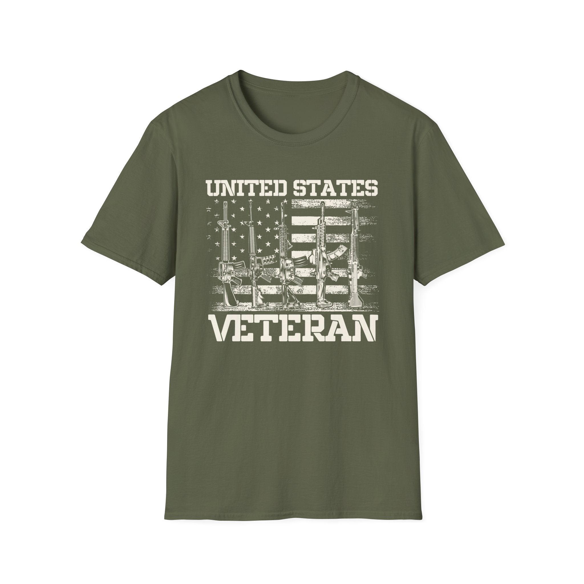 United States Veteran - Patriotic - American Flag - Second Amendment - T-Shirt - KoolKustoms