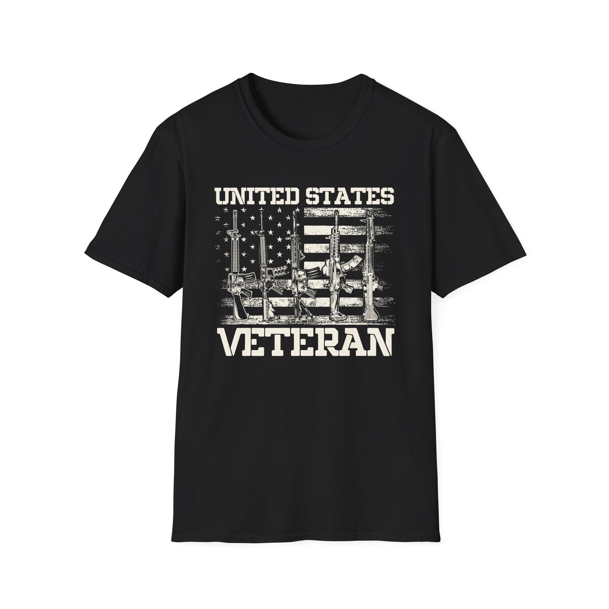United States Veteran - Patriotic - American Flag - Second Amendment - T-Shirt - KoolKustoms